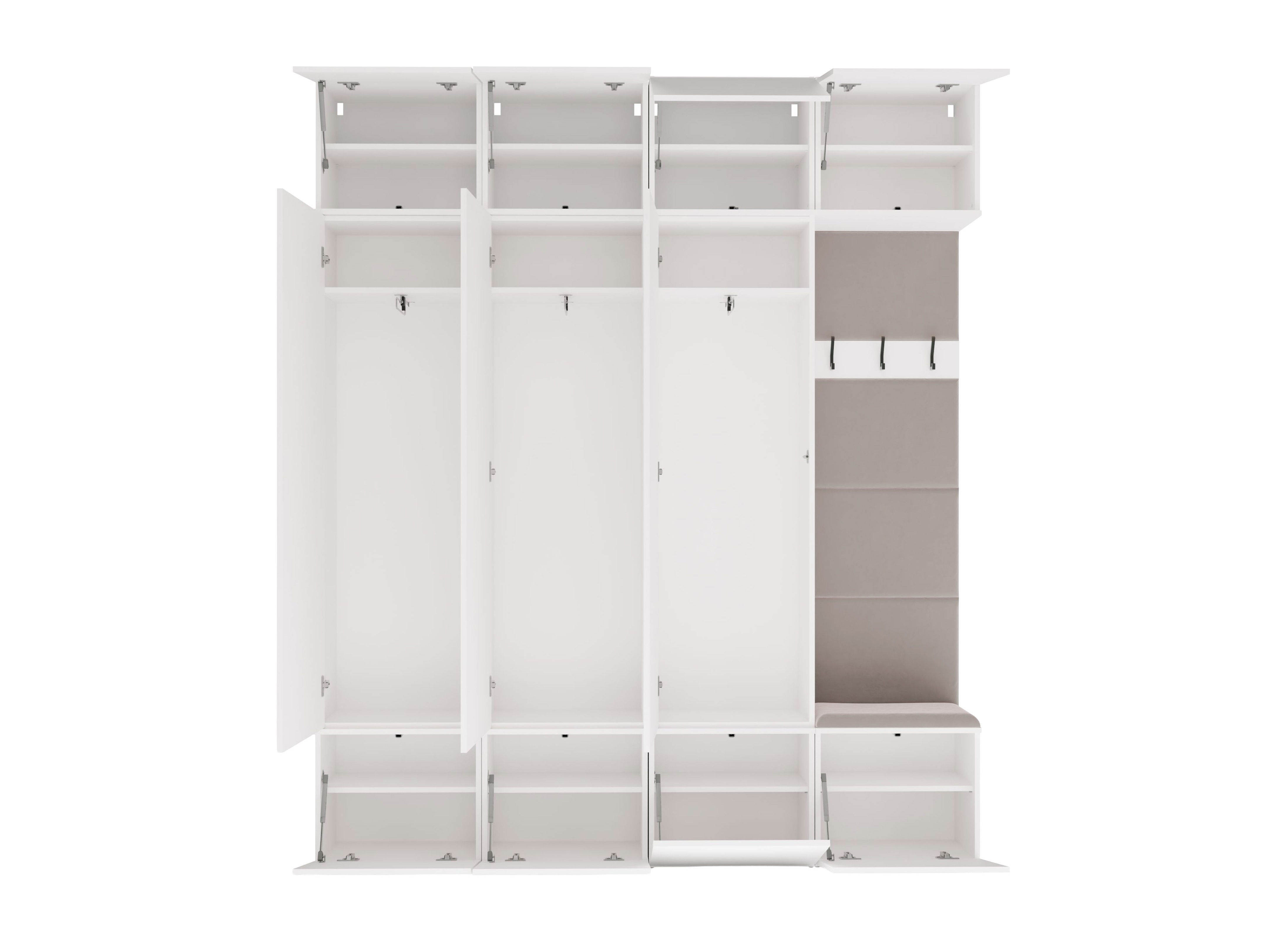 Set za hodnik Domtori 115 (Belo)
