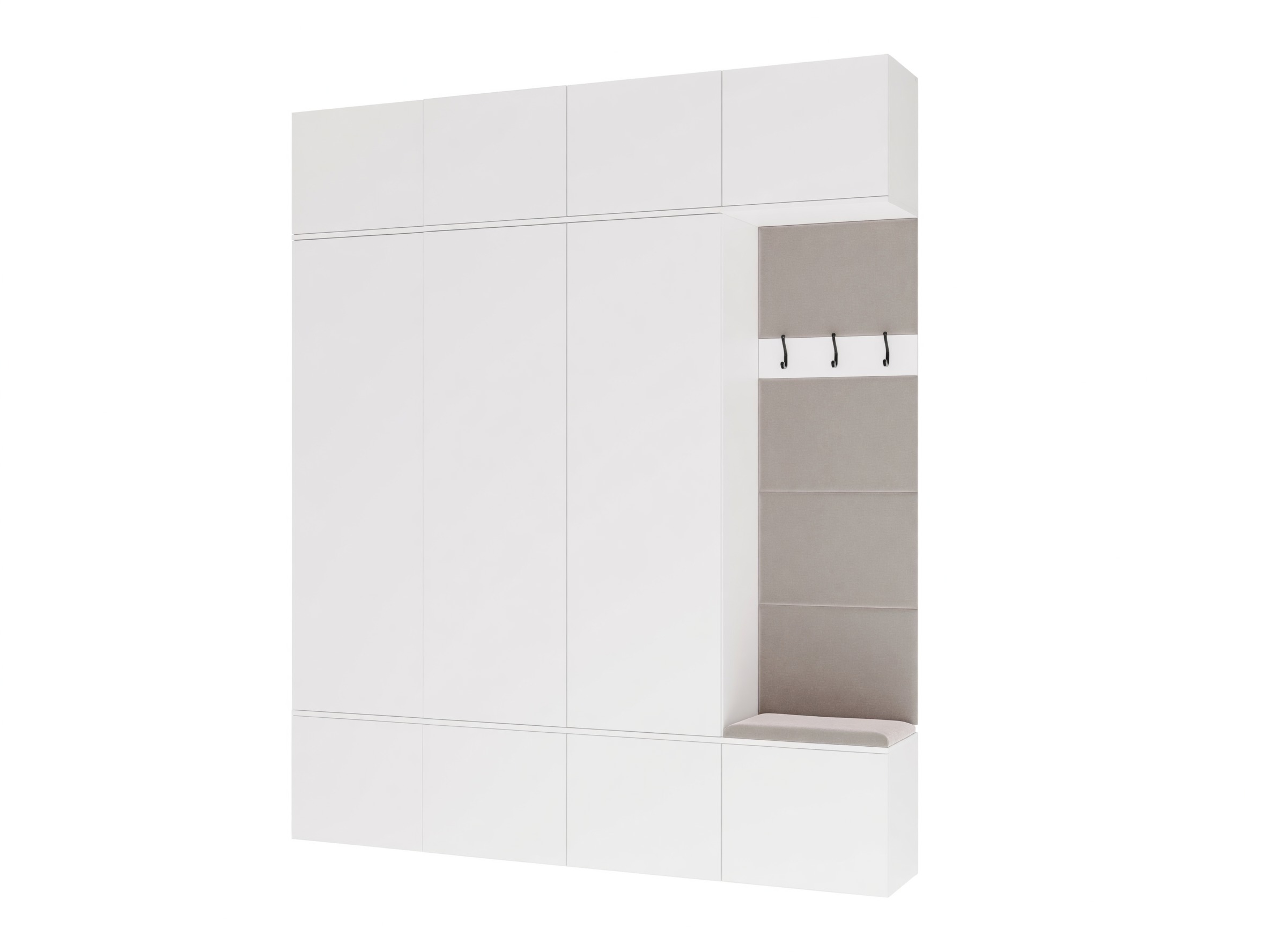 Set za hodnik Domtori 115 (Belo)