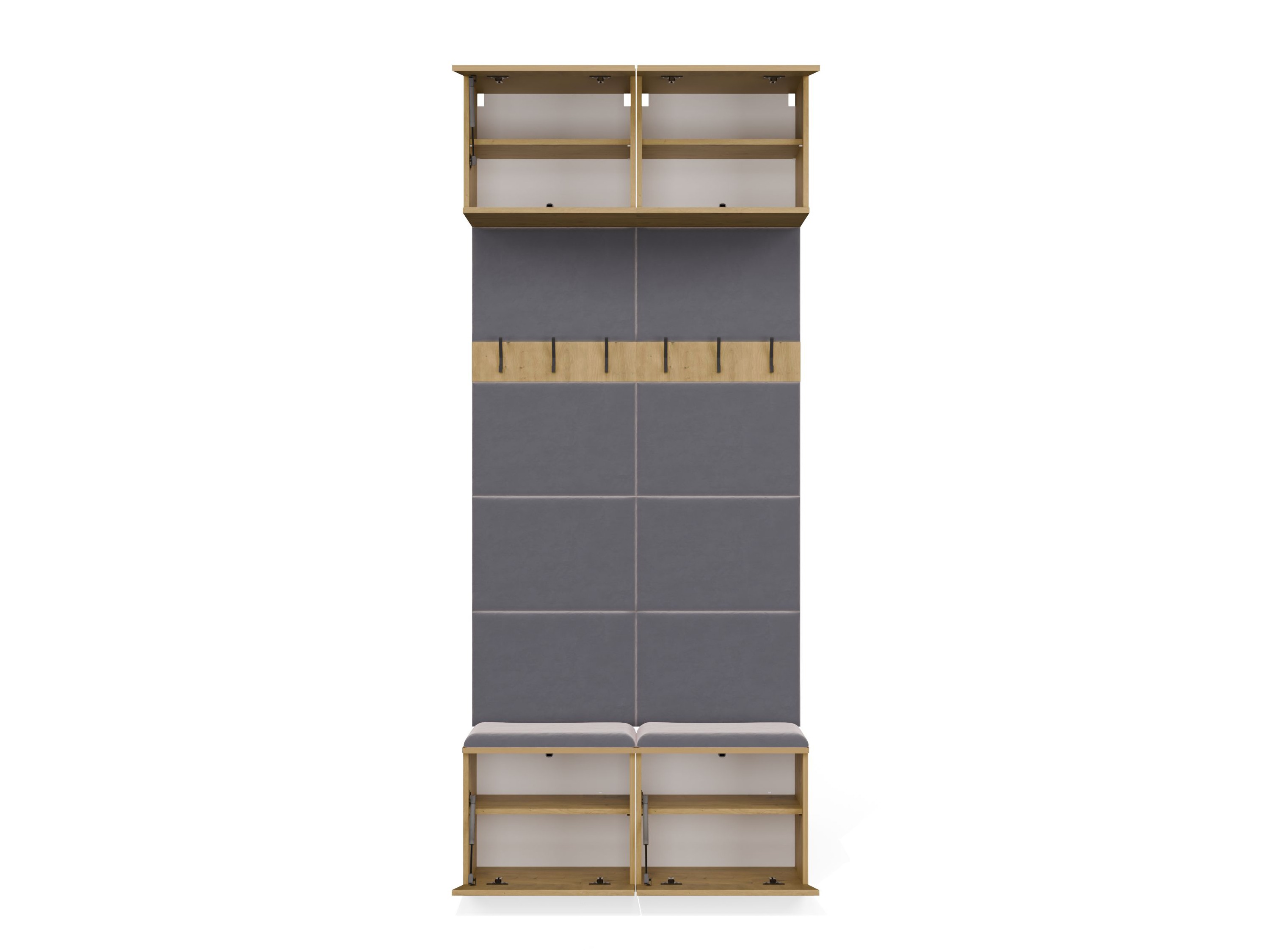 Set za hodnik Domtori 116 (Artisan hrast)