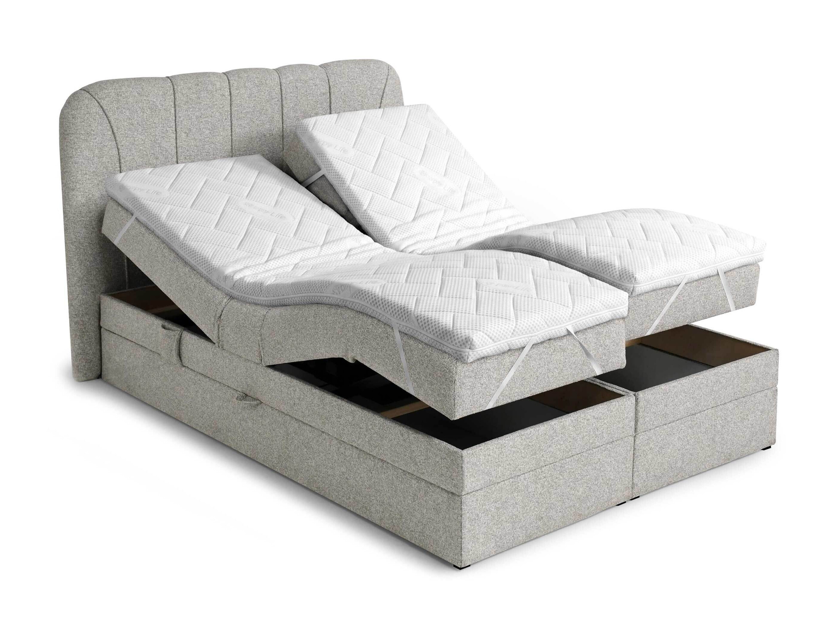 Boxspring krevet Norman 127 (Sivo)