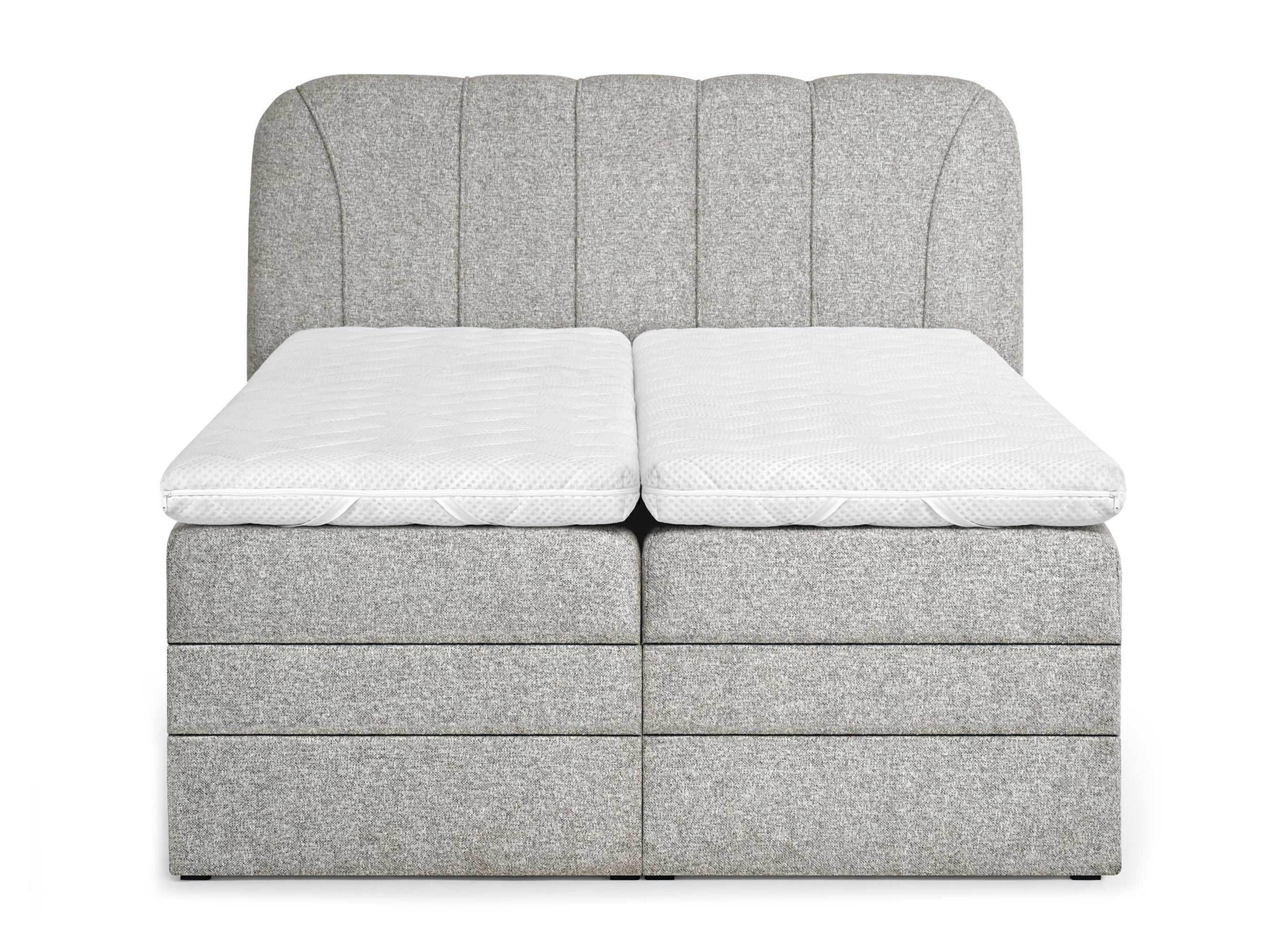 Boxspring krevet Norman 127 (Svetloosiva)