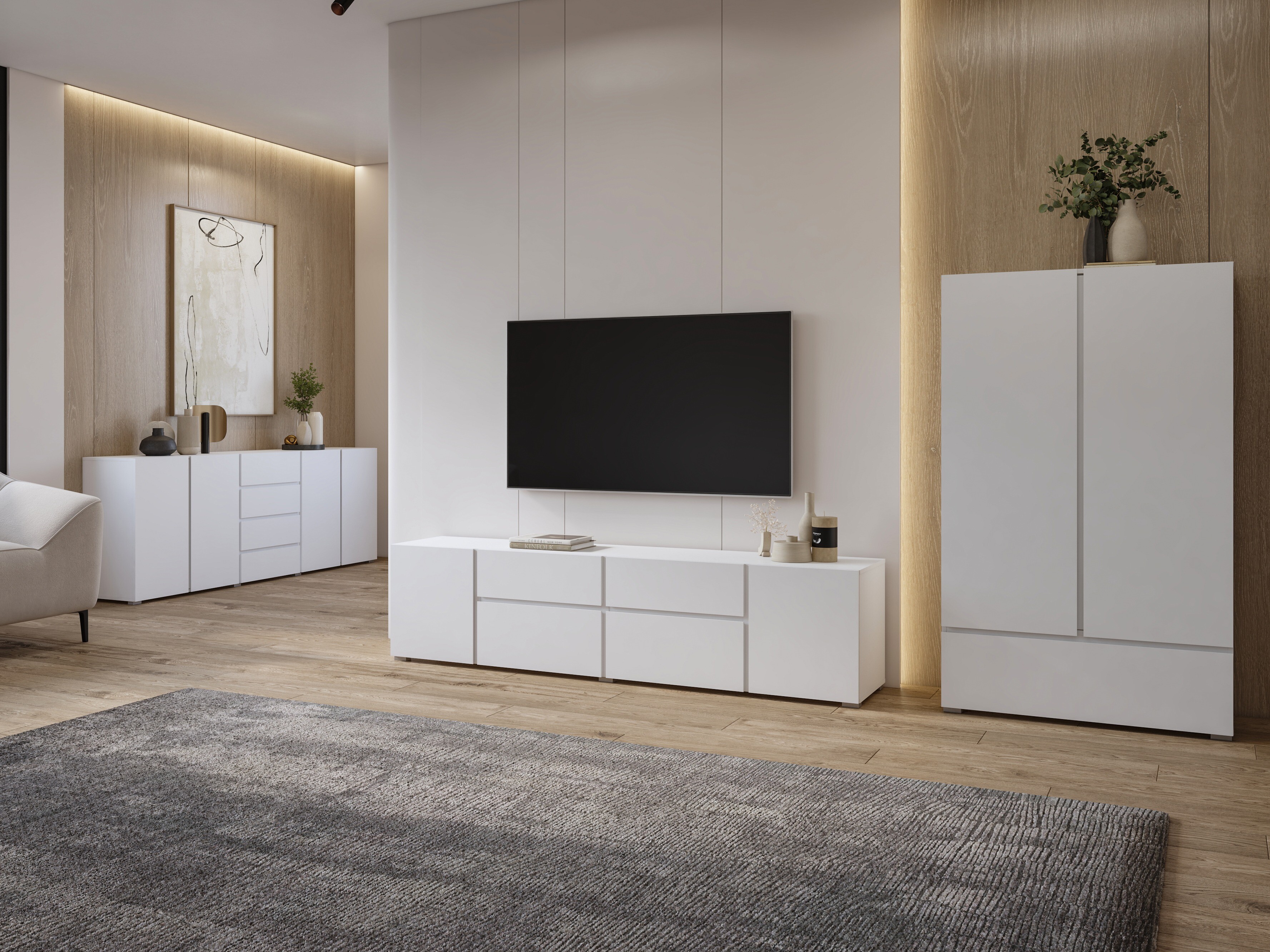 Komoda Elbleve 105 (Belo)