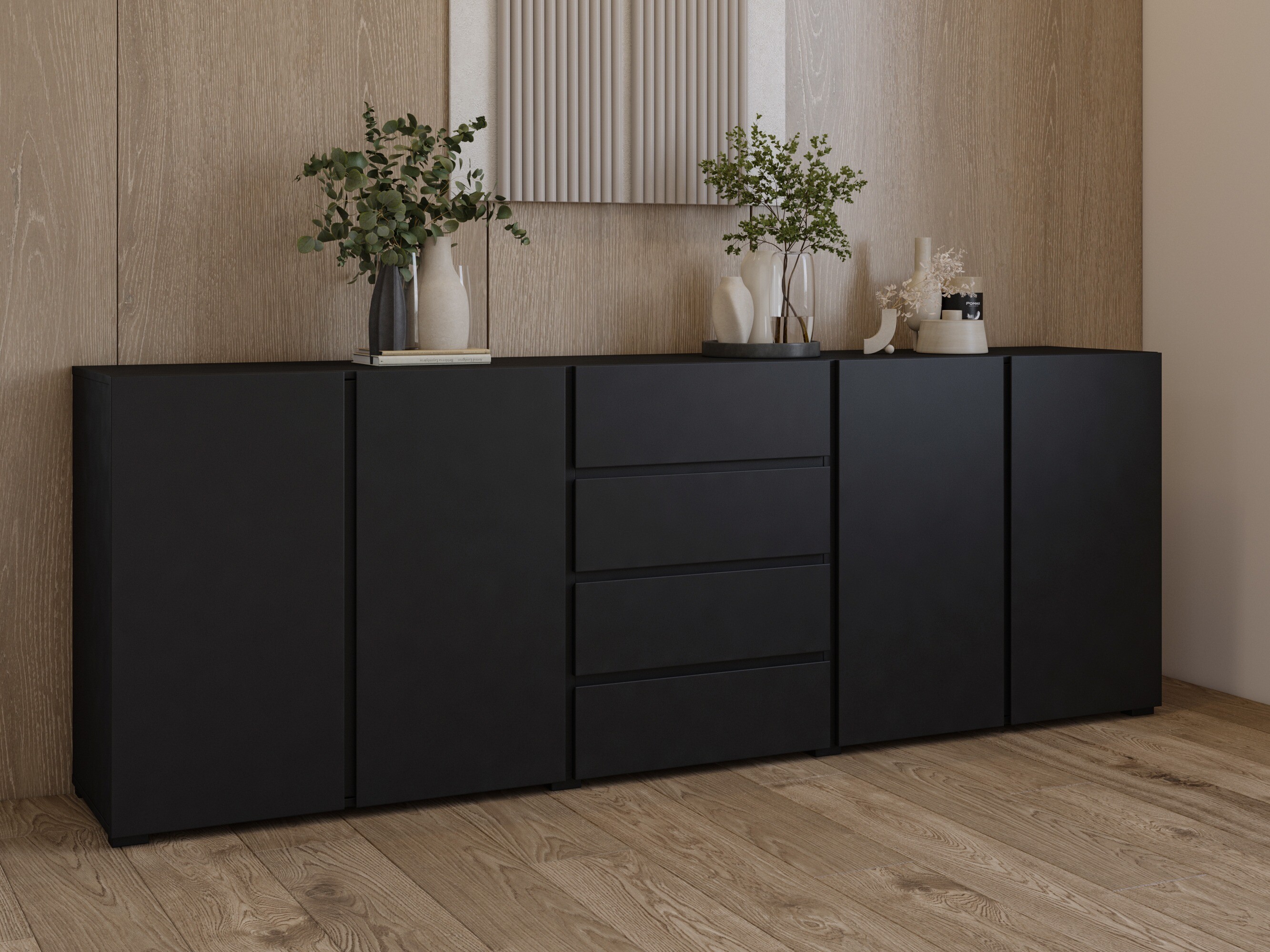 Komoda Elbleve 105 (Crno)