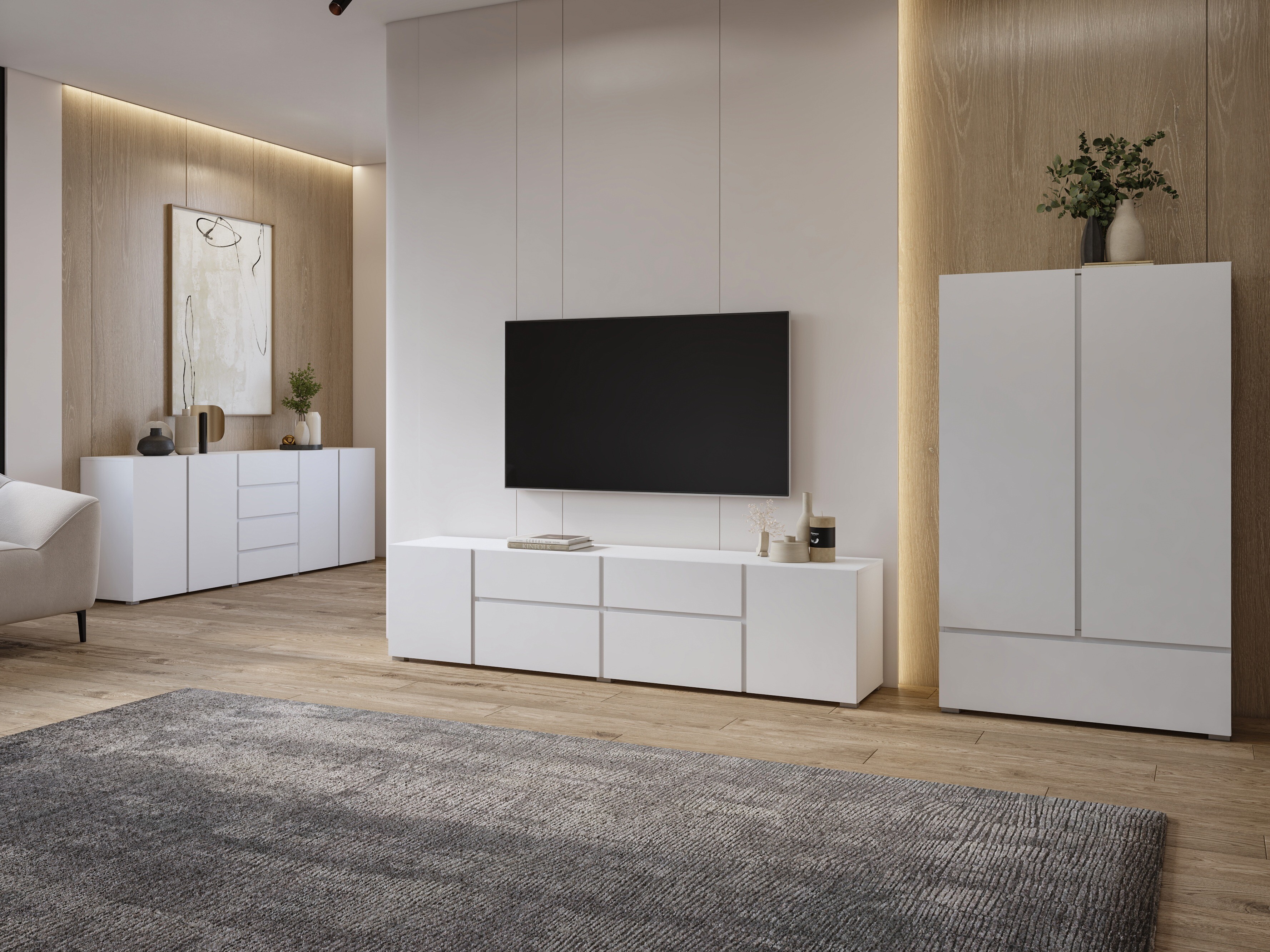 Polica Elbleve 106 (Belo)