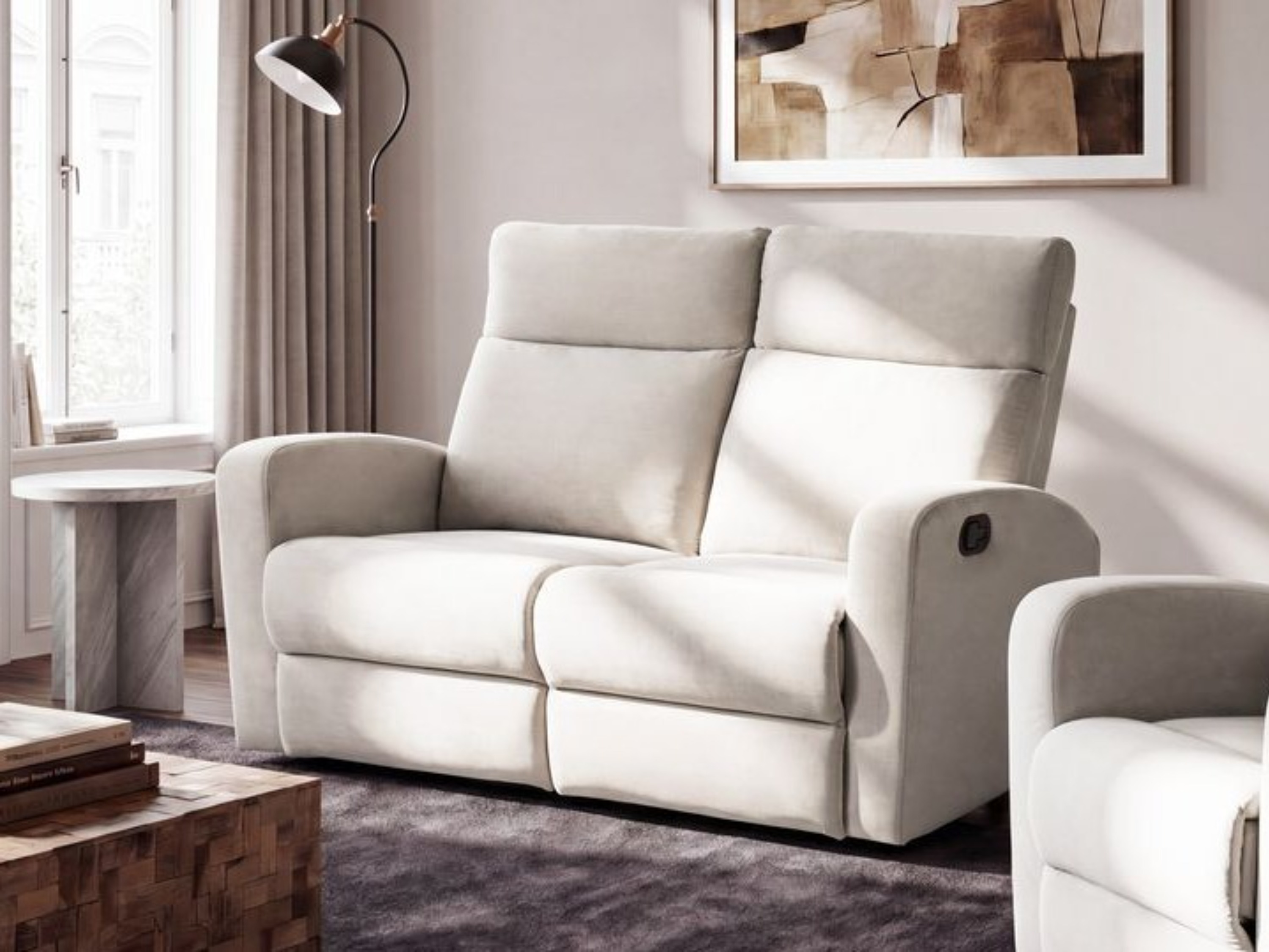 Relaks sofa Berwyn 2107 (Krem)
