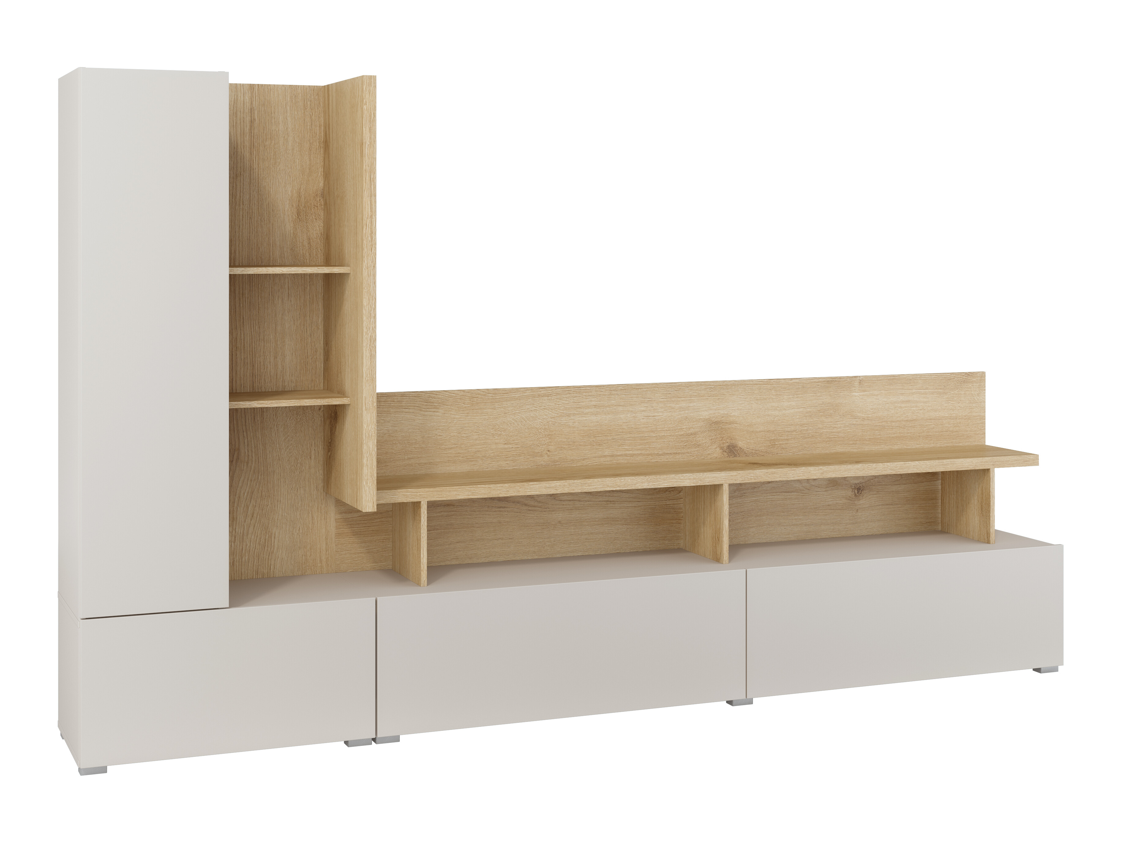 Set za dnevnu sobu Virvele 101 (Kašmir + Svetli javor)