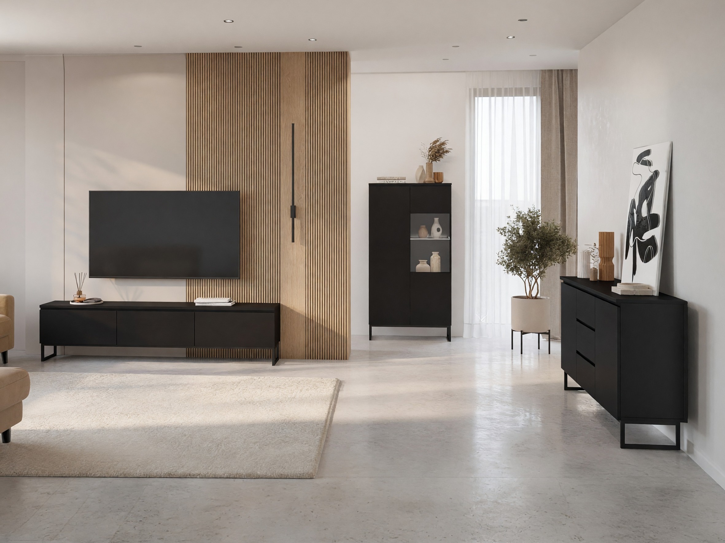 Komoda Velsora 102 (Crno)