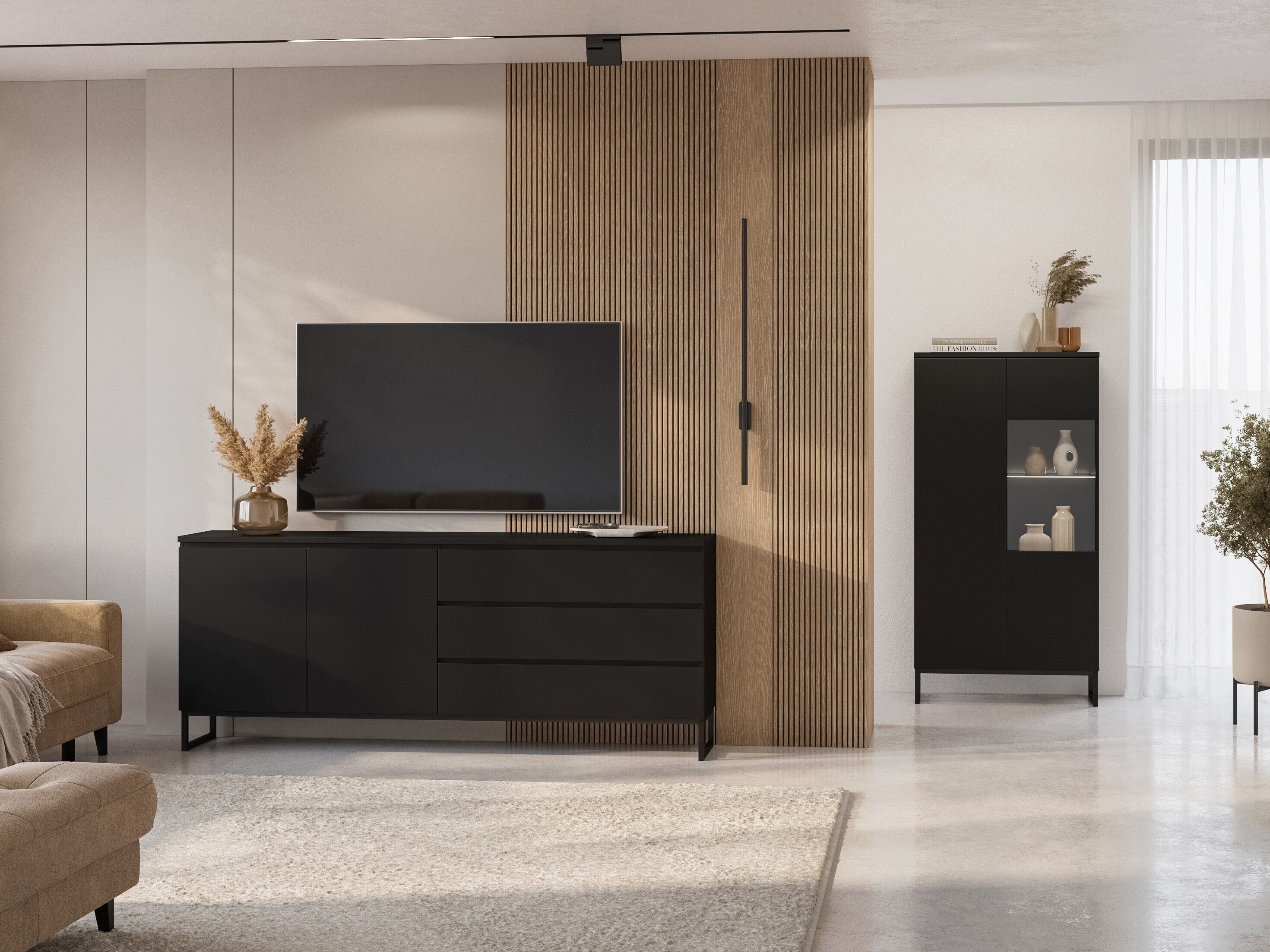 Komoda Velsora 103 (Crno)