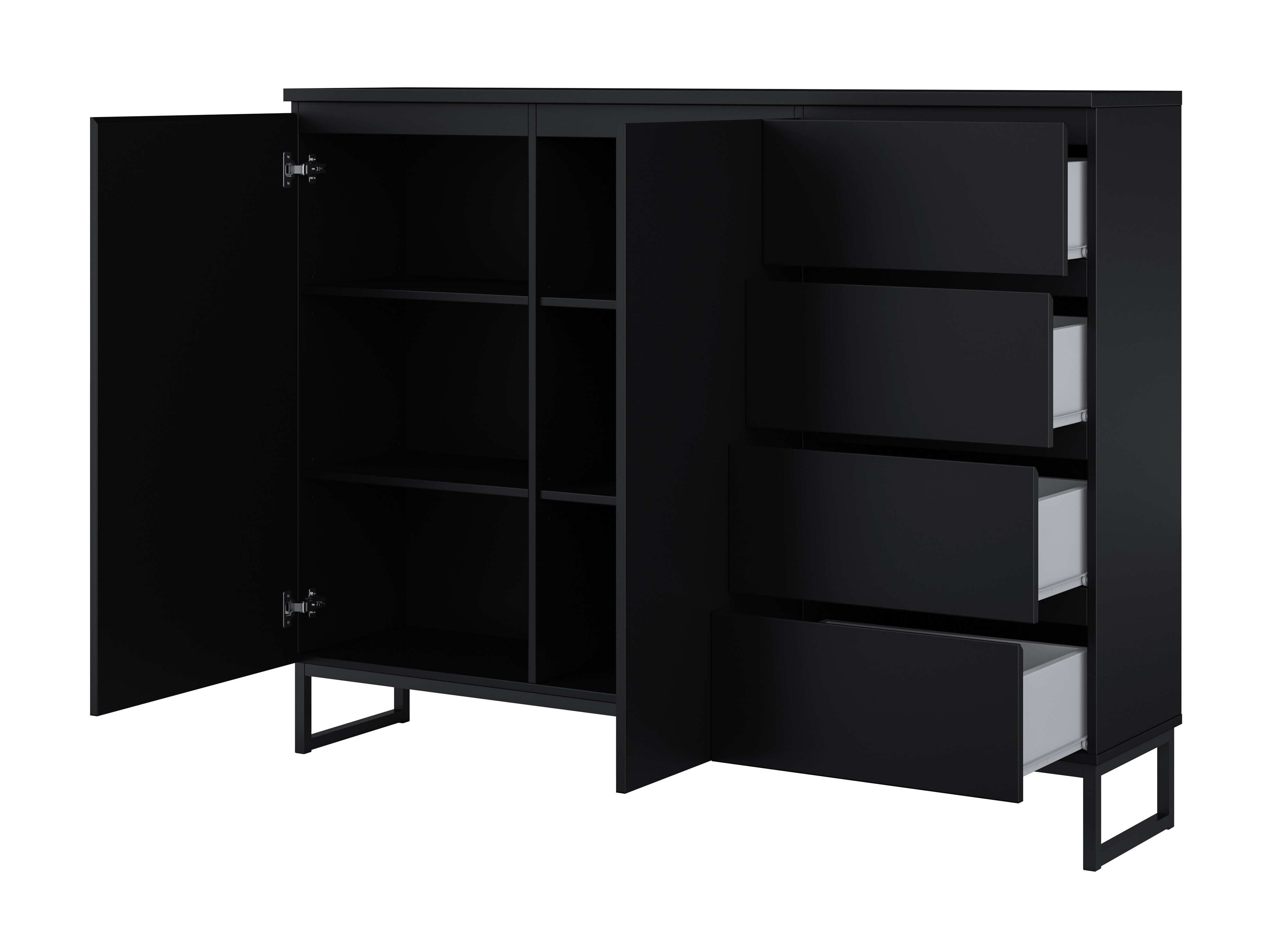 Komoda Velsora 104 (Crno)