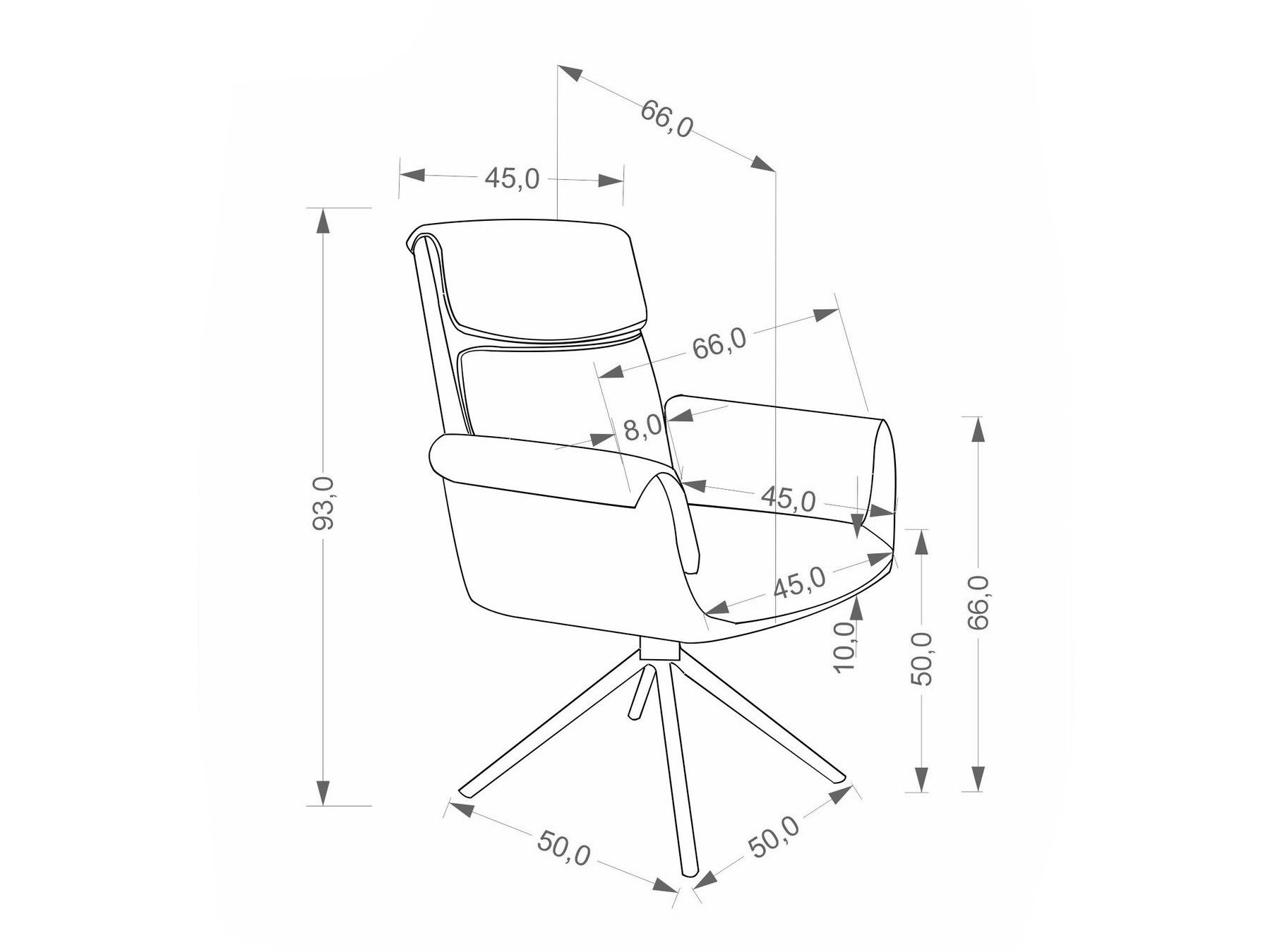 Stolica Houston 2205 (Baltimore 05 + Crno)