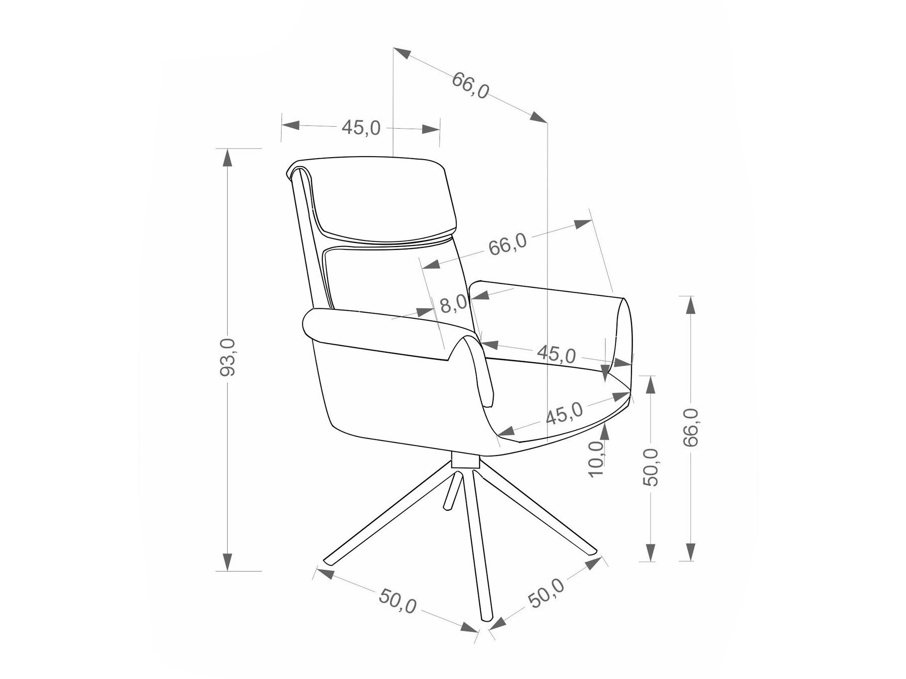 Stolica Houston 2205 (Baltimore 13 + Crno)
