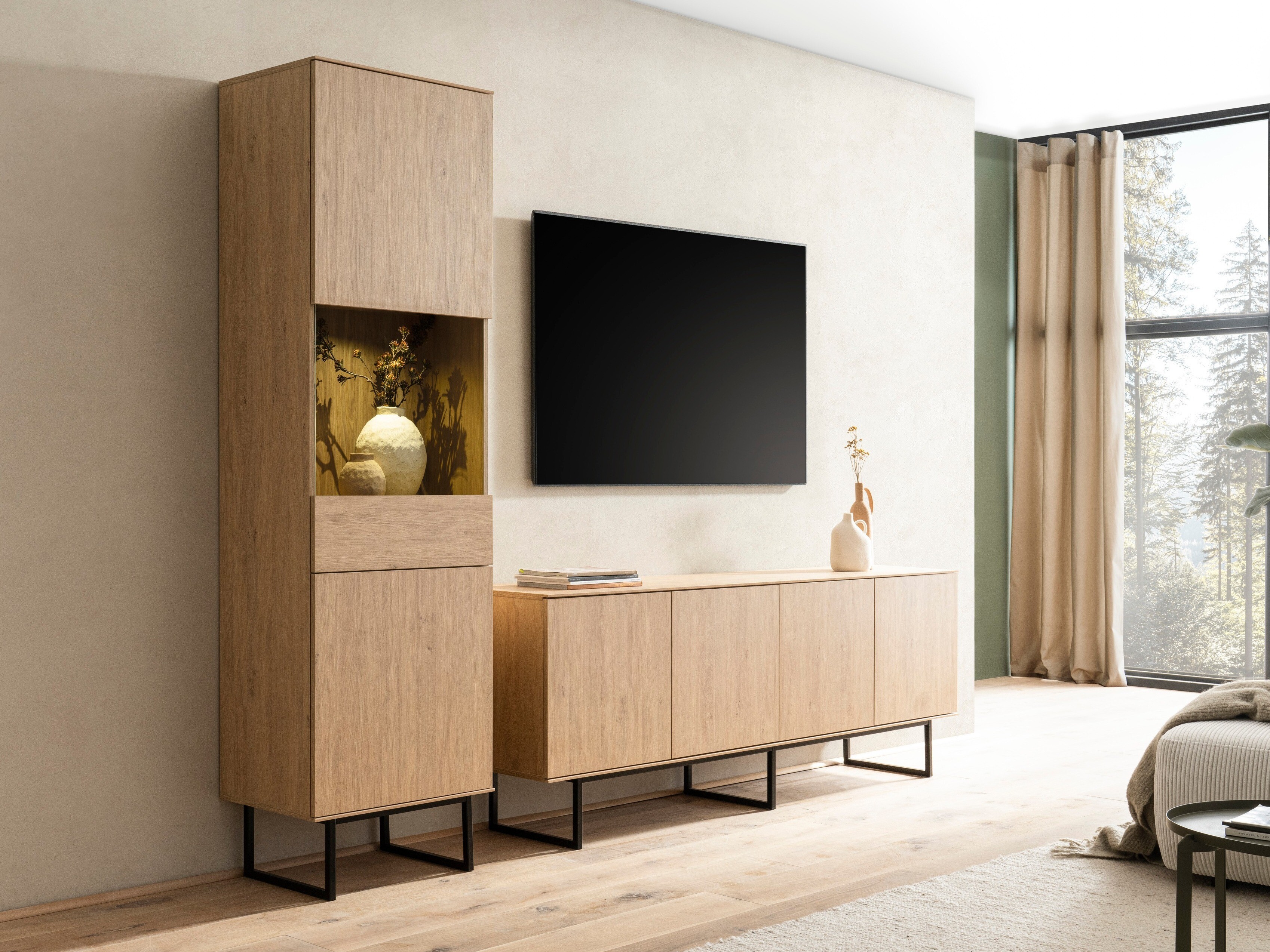 Set za dnevnu sobu Bentesa 120 (Hrast)
