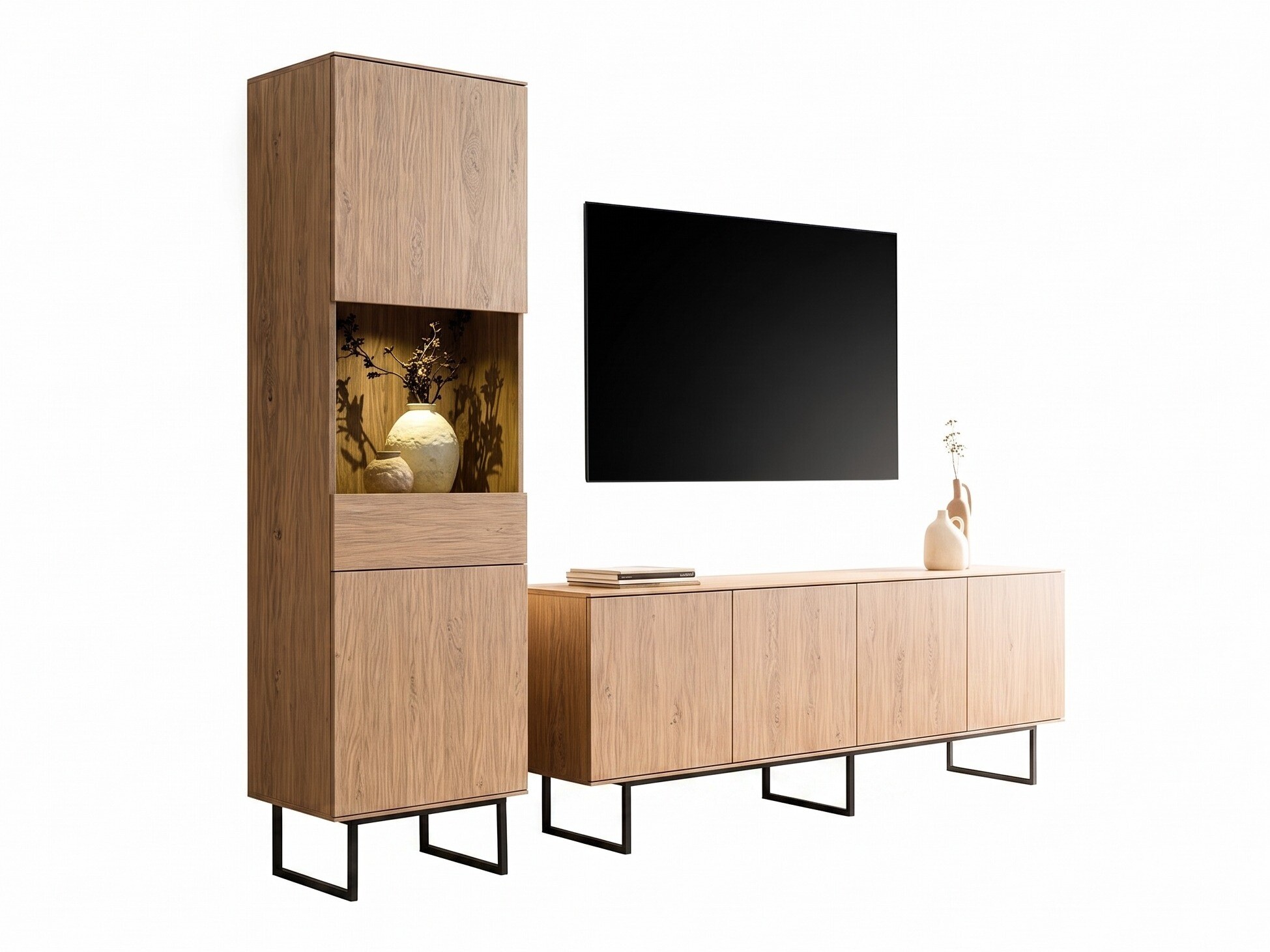 Set za dnevnu sobu Bentesa 120 (Hrast)