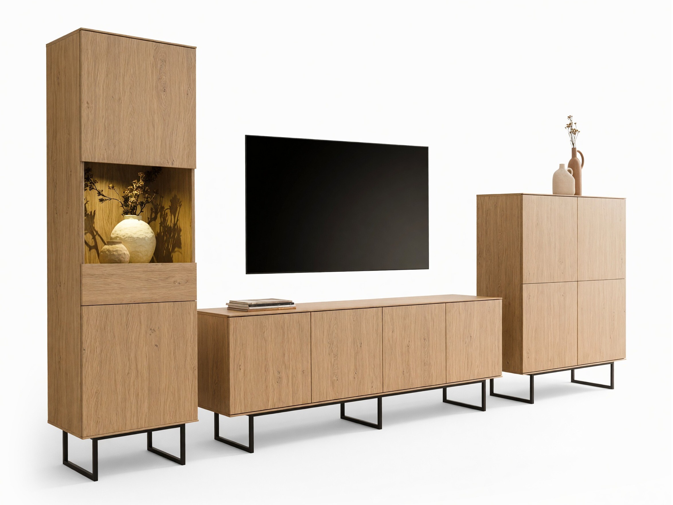 Set za dnevnu sobu Bentesa 120 (Hrast)
