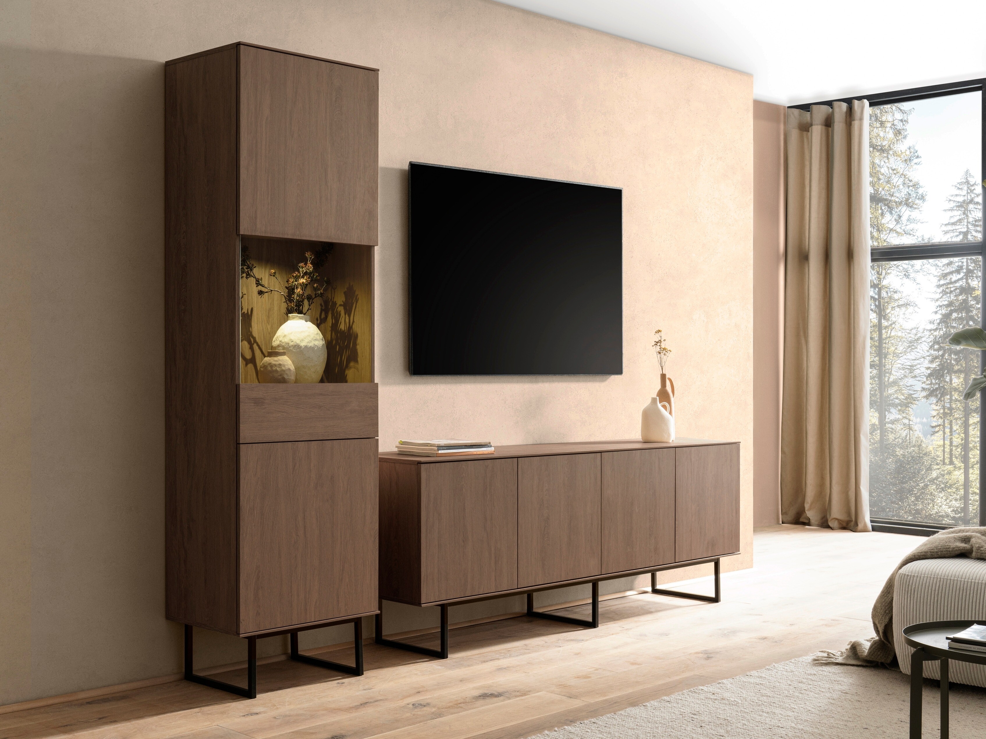 Set za dnevnu sobu Bentesa 120 (Orah)