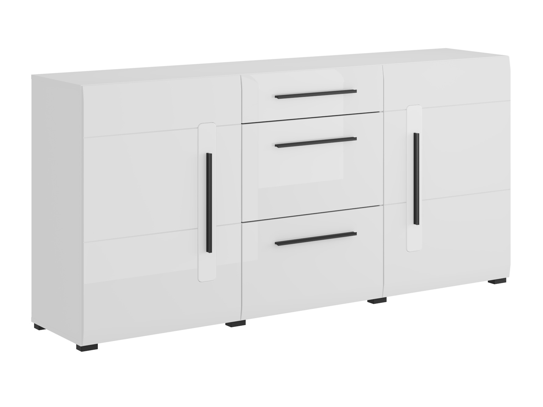 Komoda Ophsalu 108 (Belo + Sjajno belo)