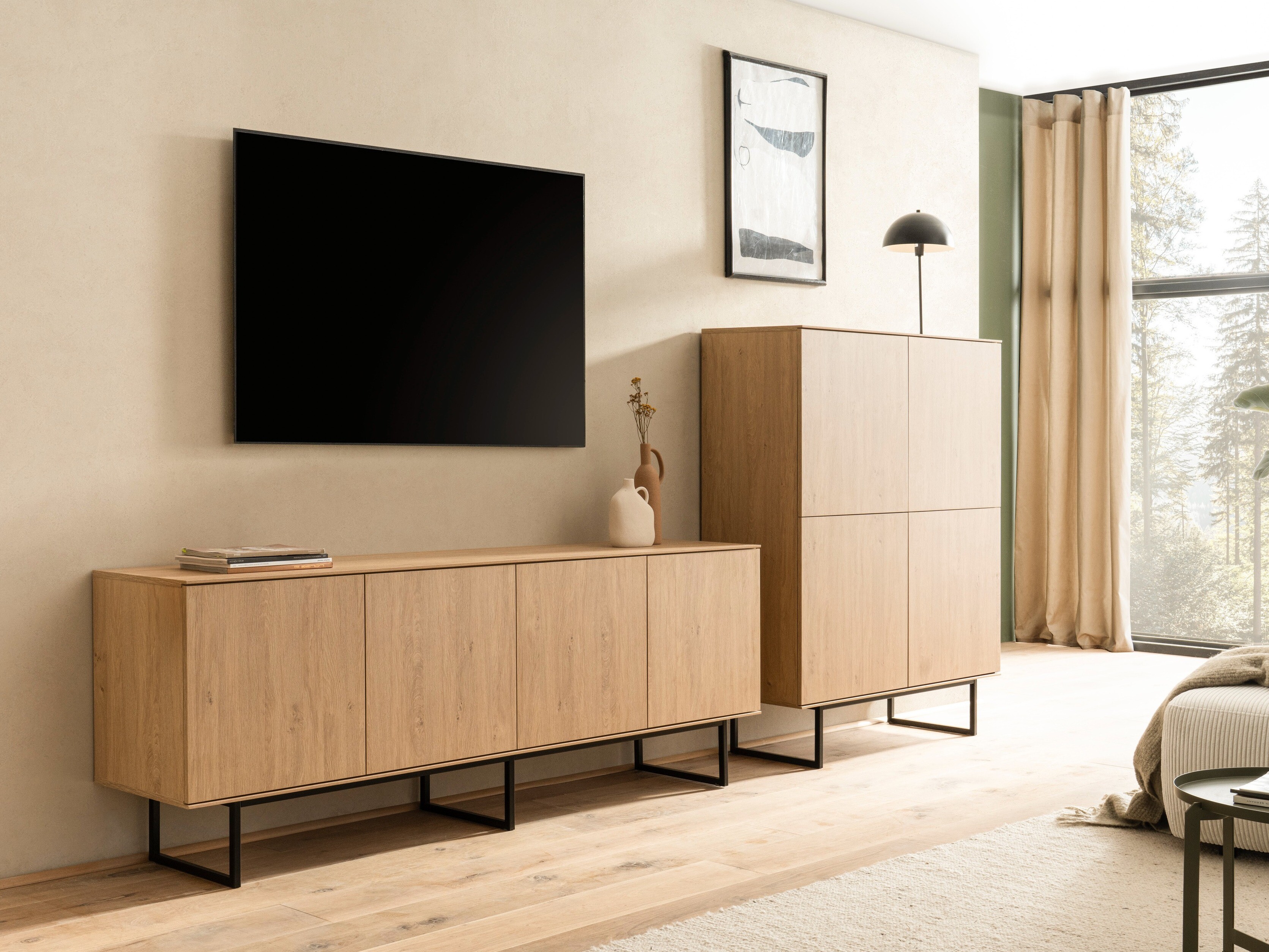 Set za dnevnu sobu Bentesa 126 (Hrast)