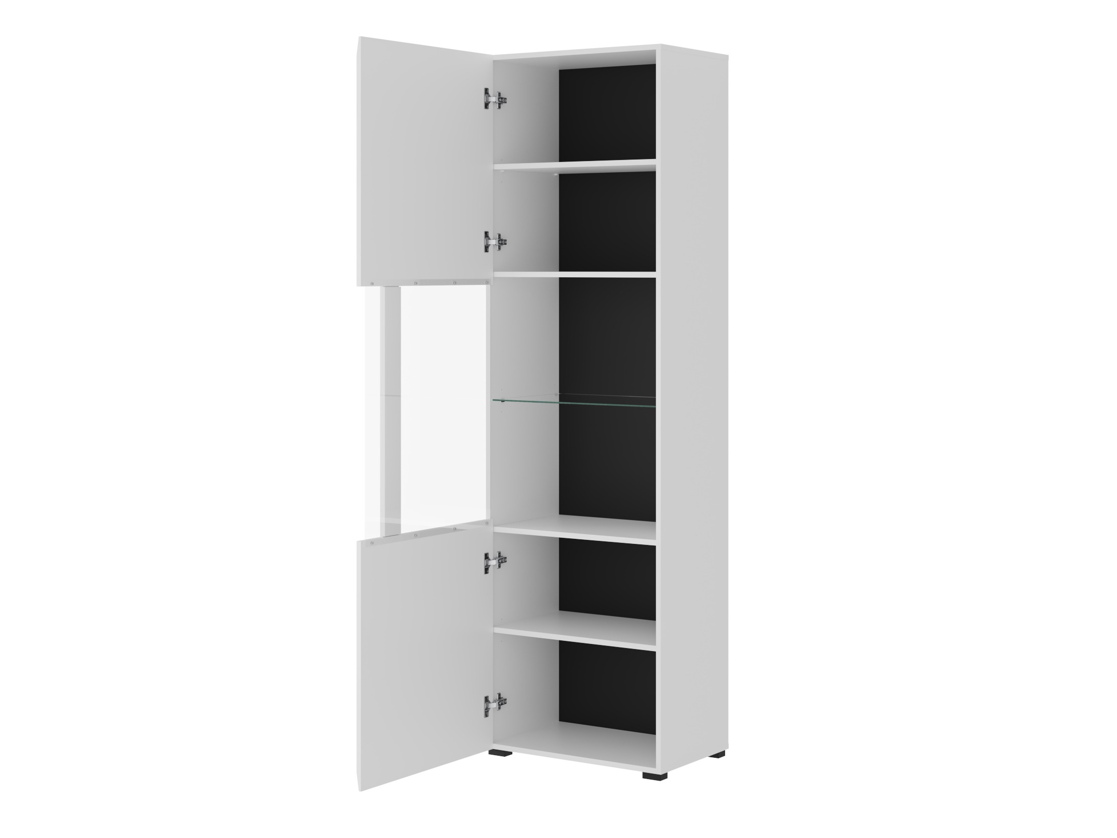 Set za dnevnu sobu Ophsalu 111 (Belo + Sjajno belo)
