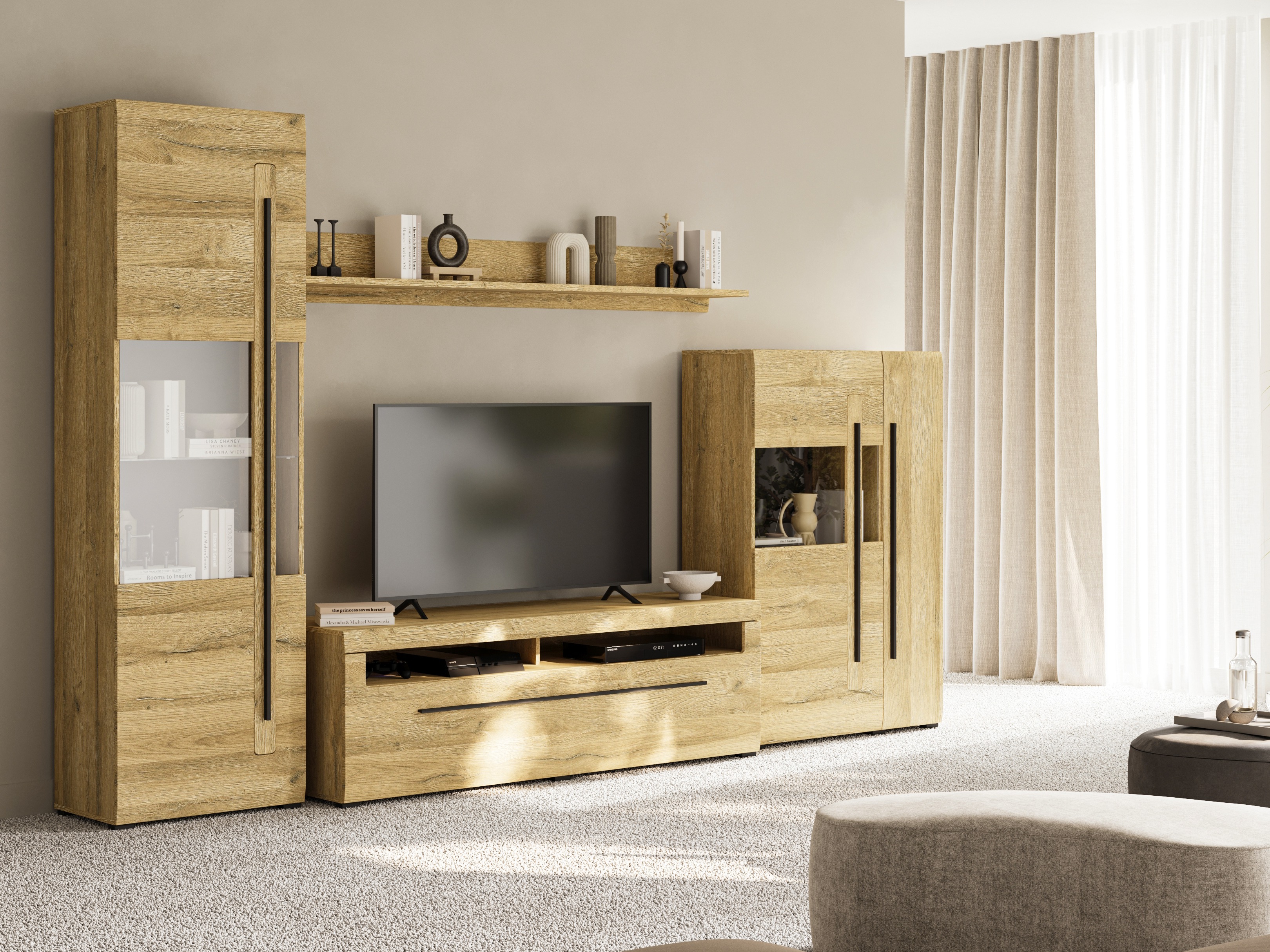 Set za dnevnu sobu Ophsalu 111 (Grandson hrast)