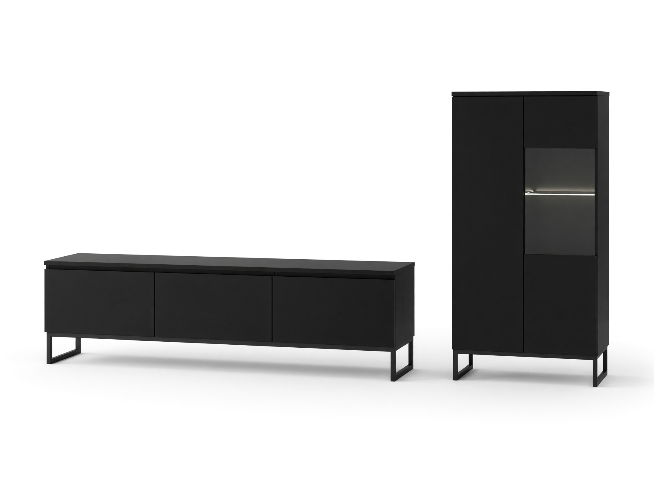 Set za dnevnu sobu Velsora 106 (Crno)