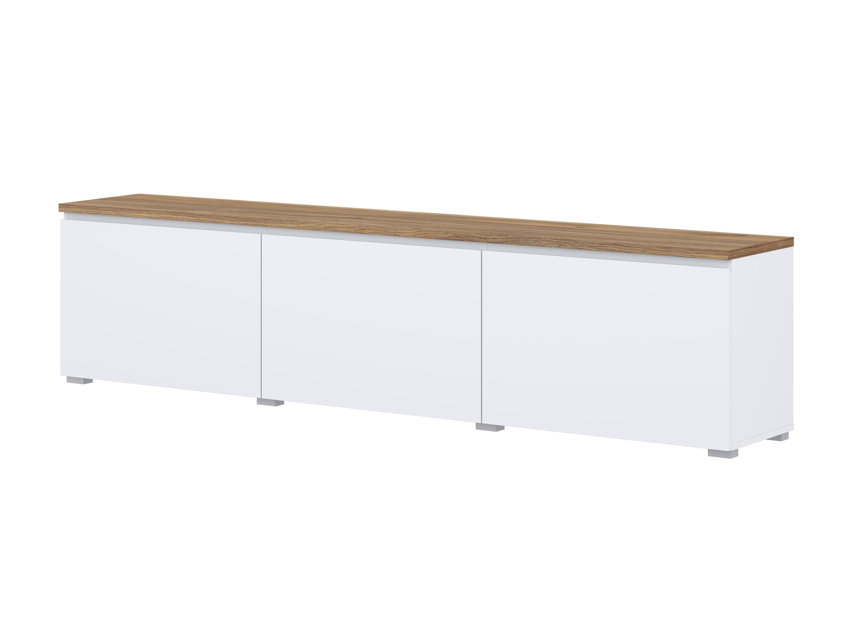 TV komoda Baletu 113 (Belo + Hrast)