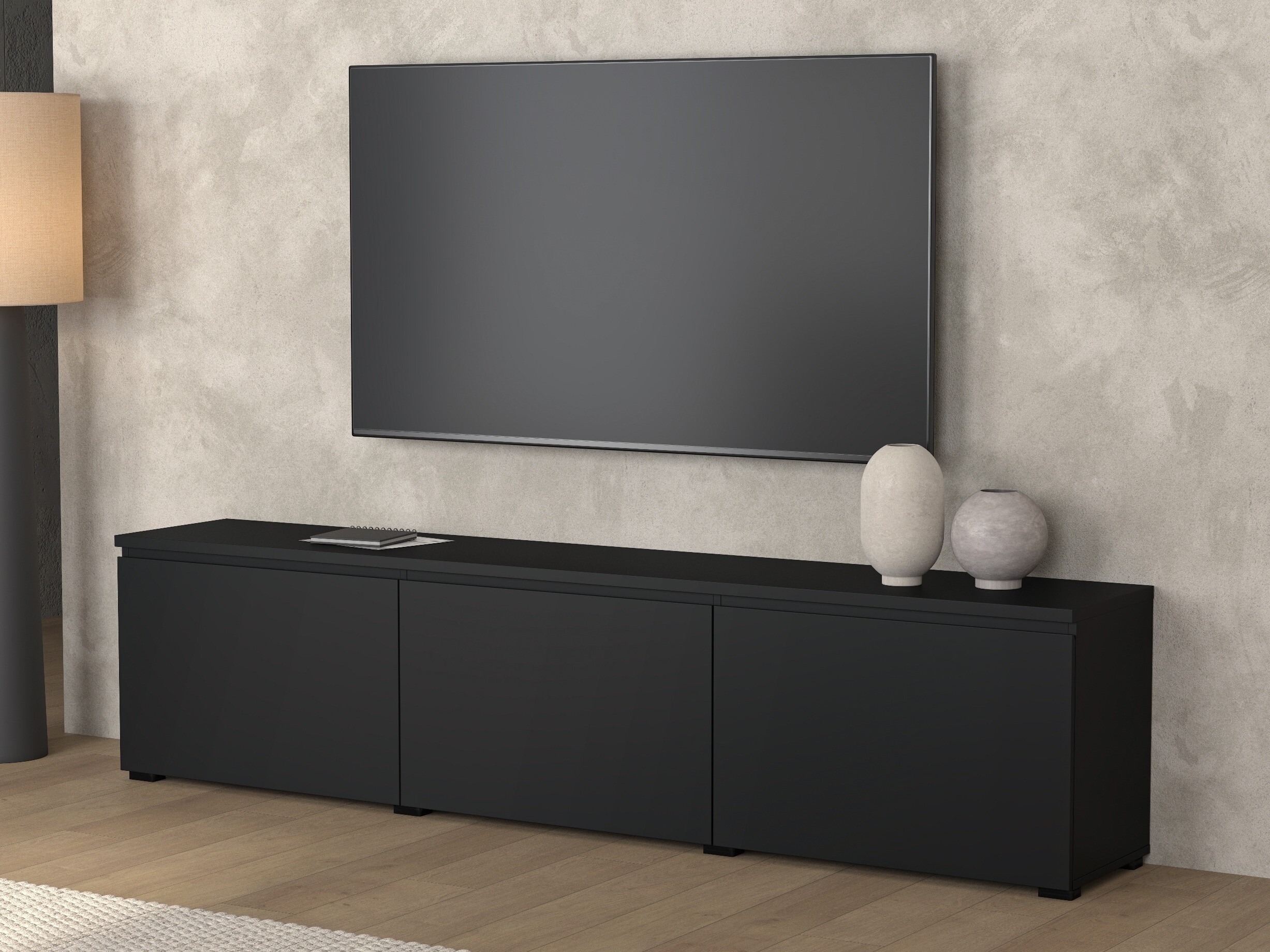 TV komoda Baletu 113 (Crno)