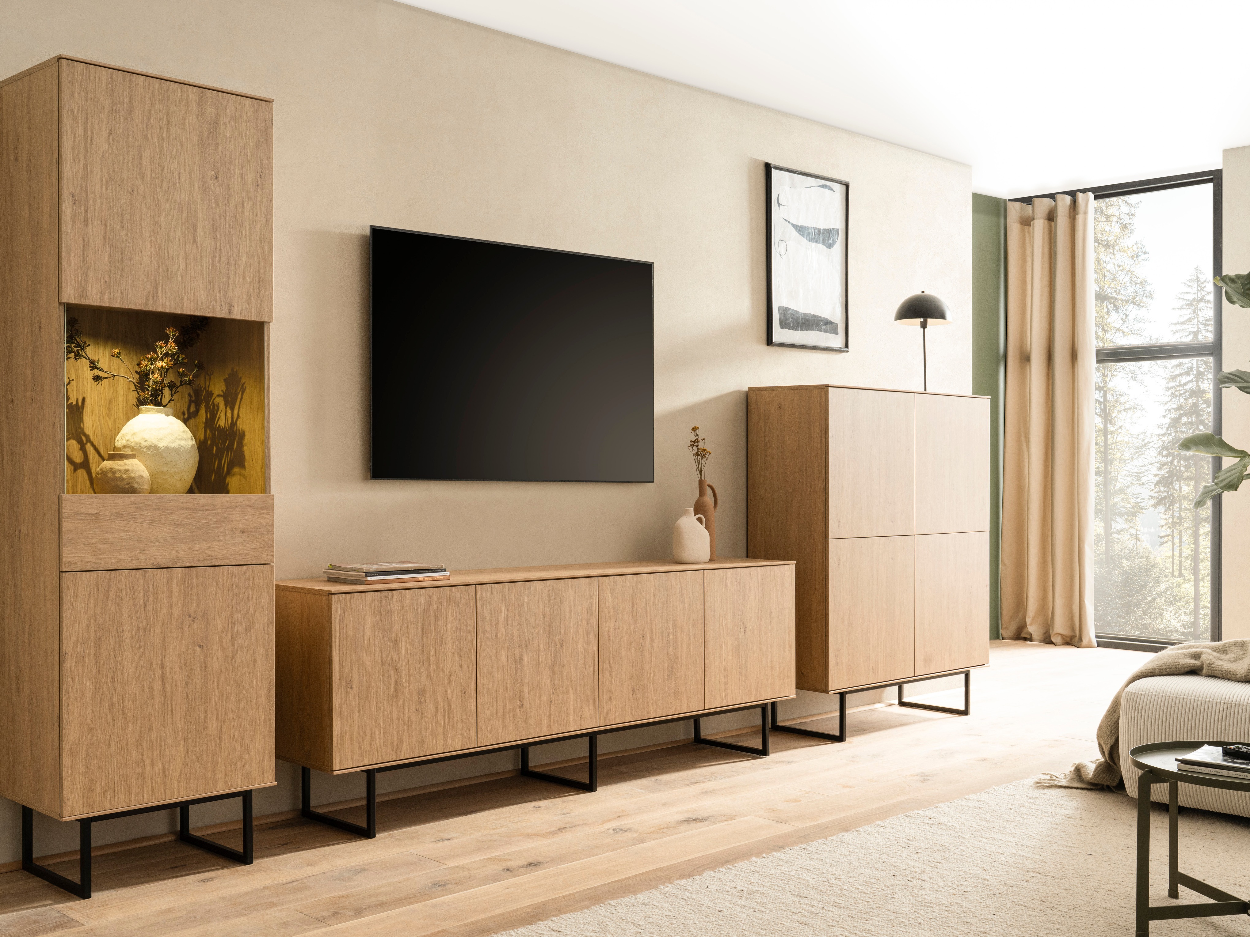 TV komoda Bentesa 114 (Hrast)