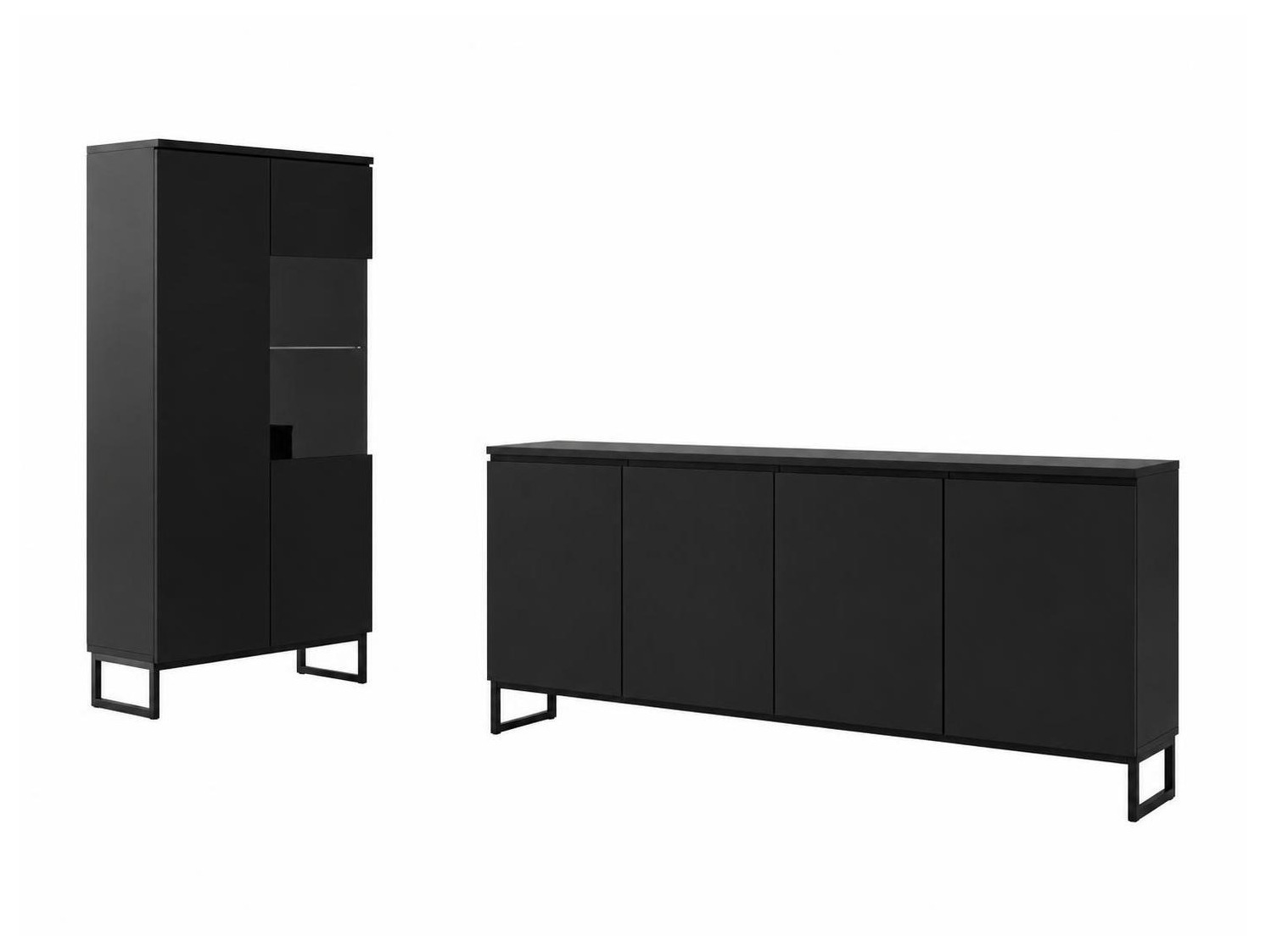 Set za dnevnu sobu Velsora 108 (Crno)