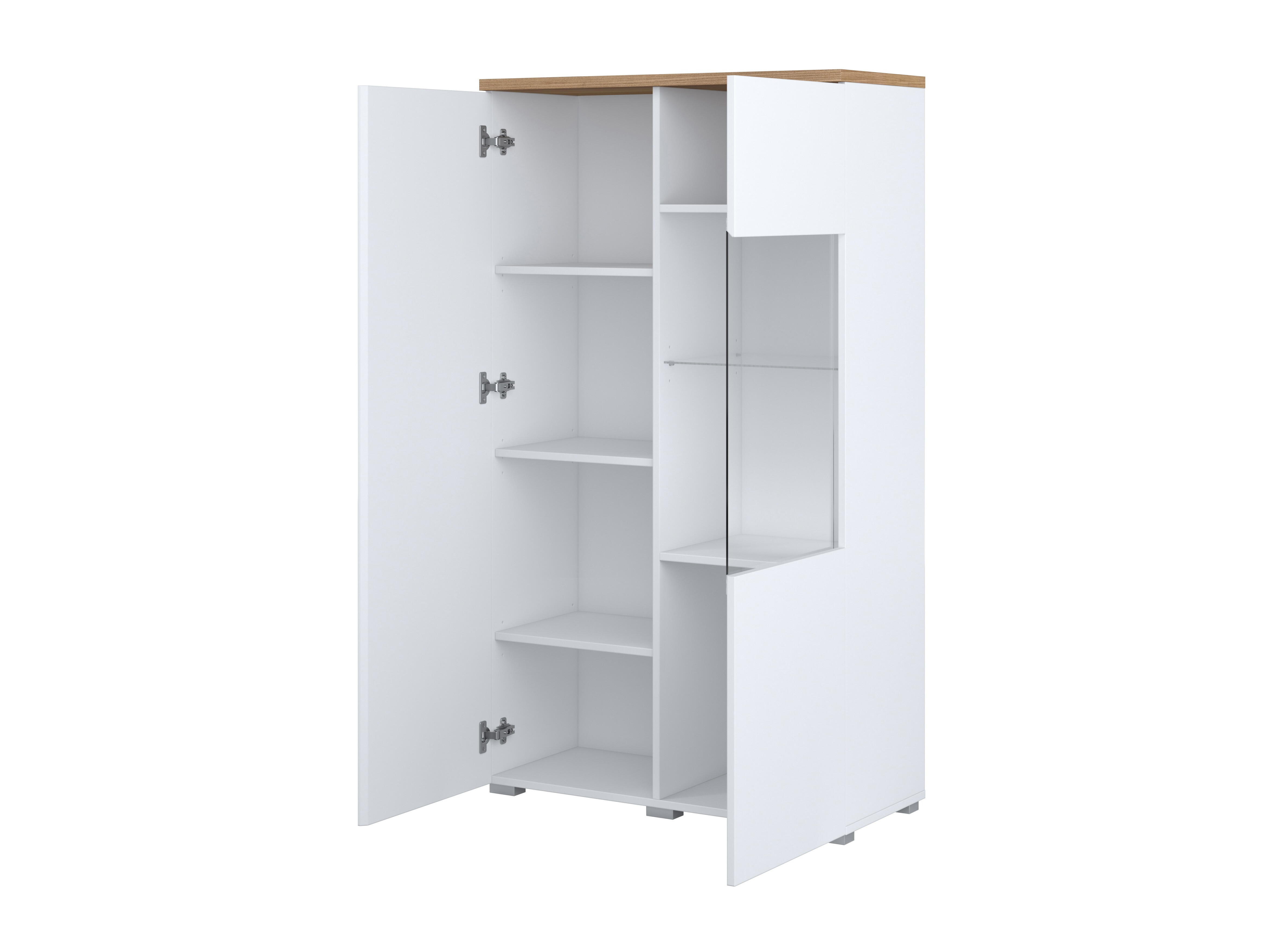 Set za dnevnu sobu Baletu 114 (Belo + Hrast)