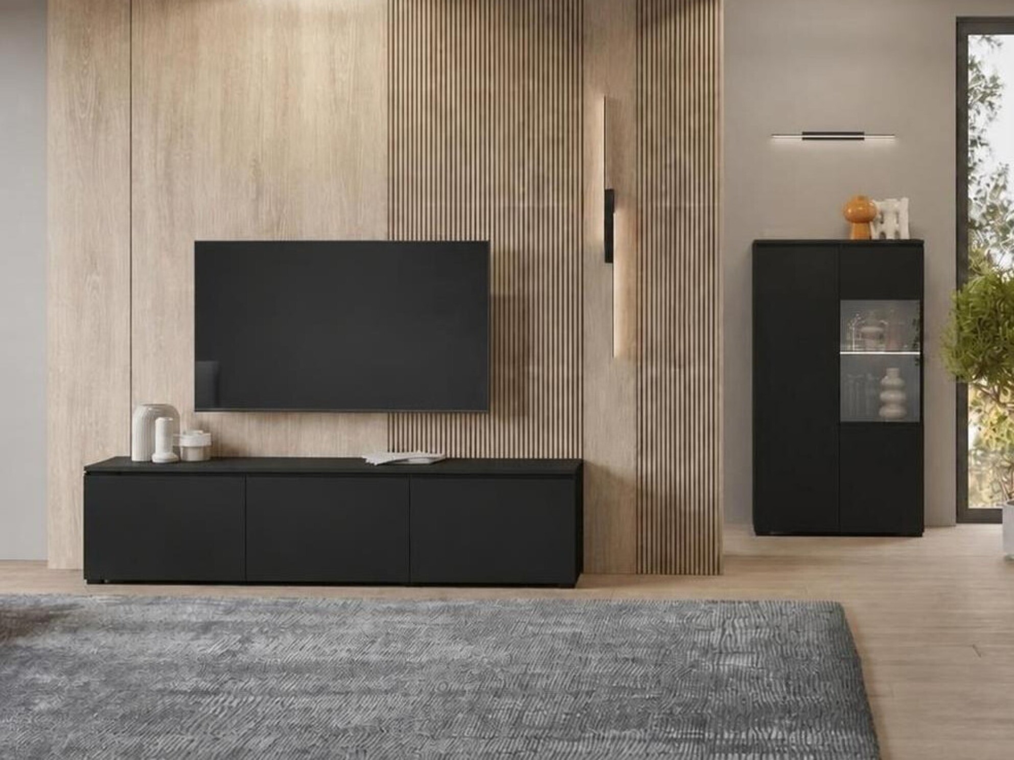 Set za dnevnu sobu Baletu 114 (Crno)