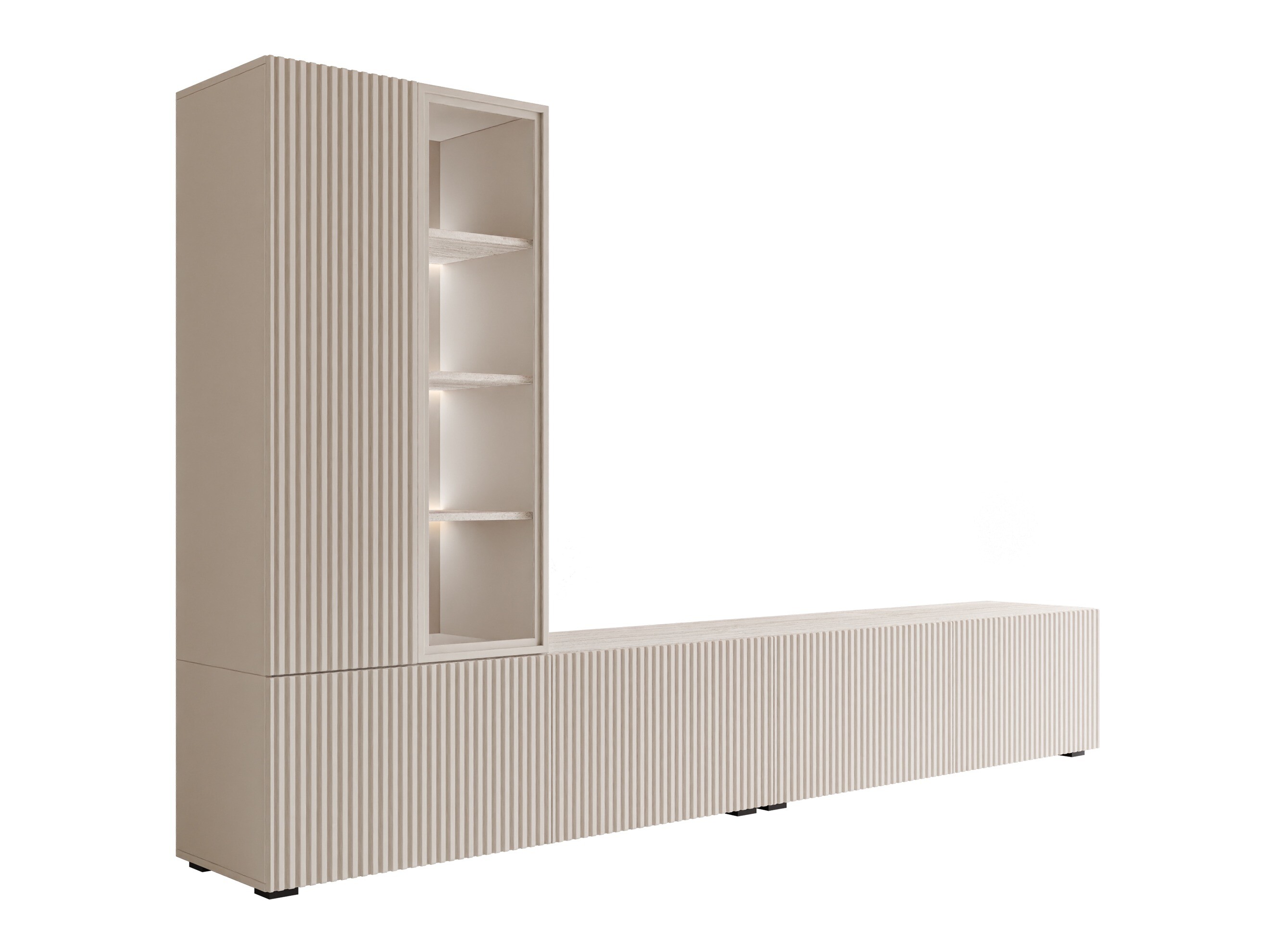 Set za dnevnu sobu Comfivo Tutelar (Kašmir + Svetlo Travertine)