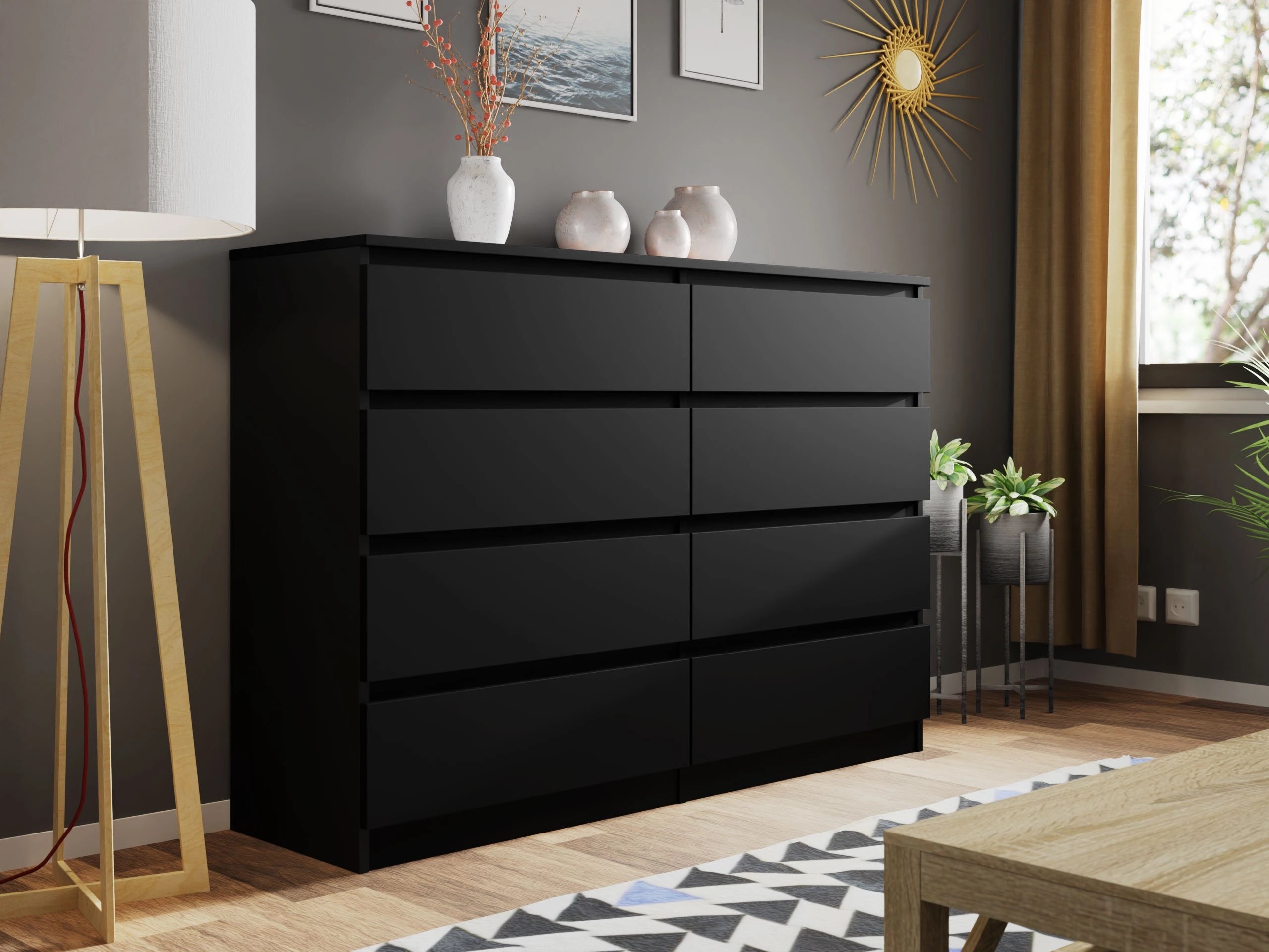 Komoda Comfivo Structor III (Crno)