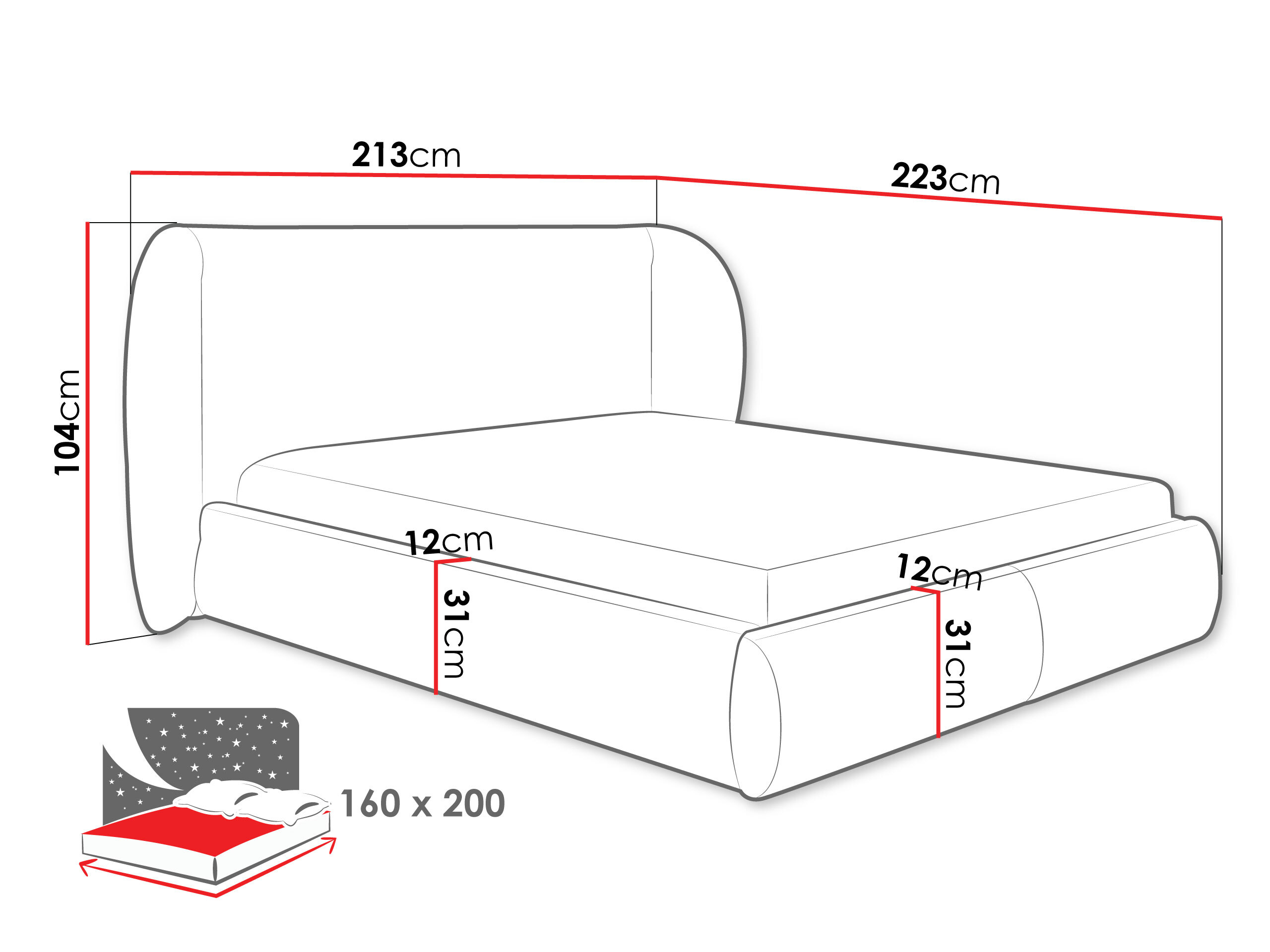 Krevet TrendyNest Urbio (Bella 20)