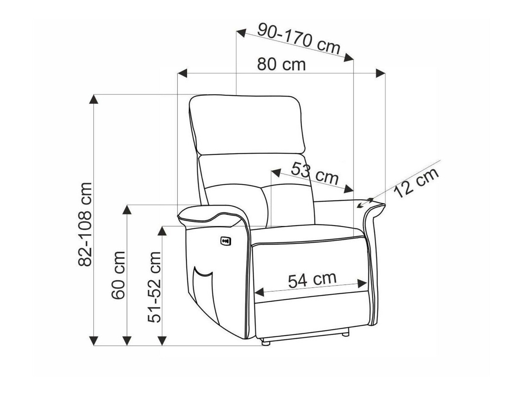 Relaks fotelja Houston 1543 (Bluvel 14)