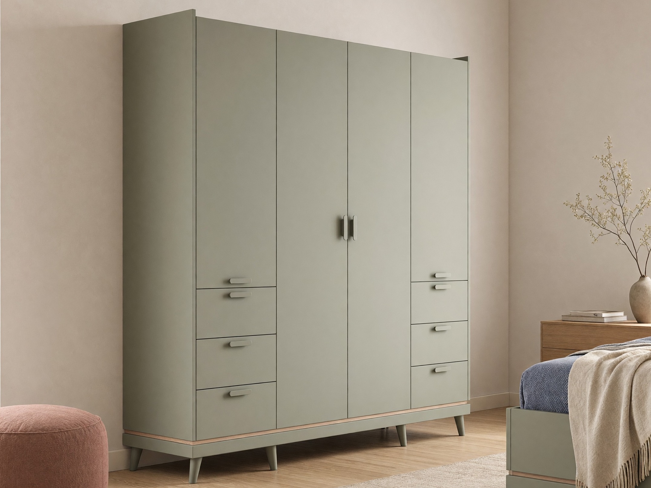 Ormar Fertalu 101 (Zelena + Hrast)