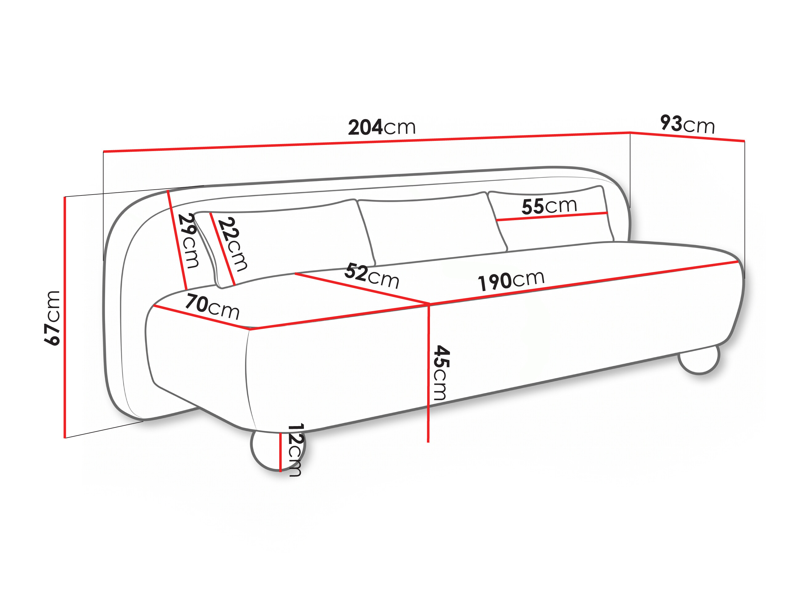 Sofa Lufkin 166 (Puente 03)