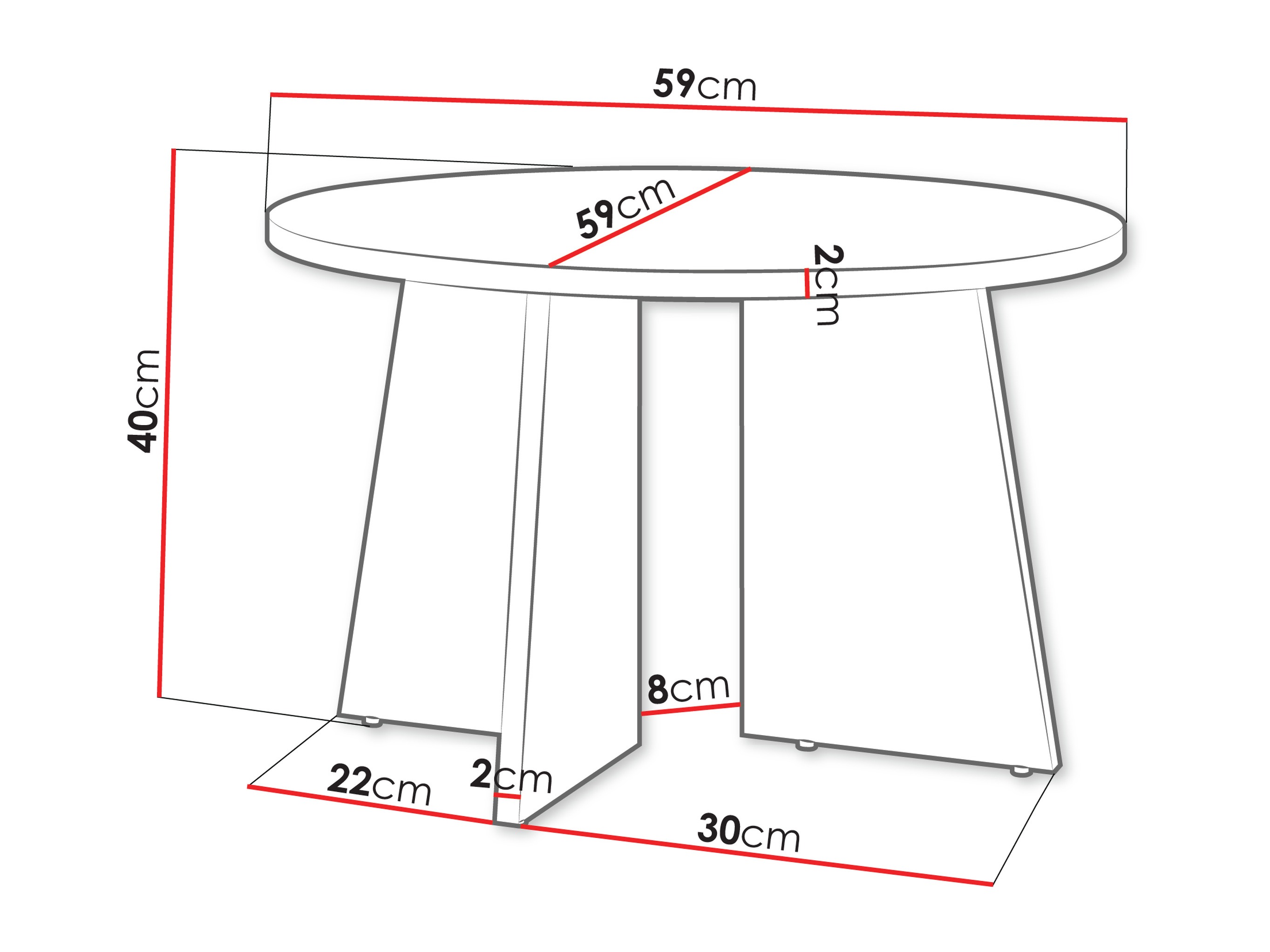 Stočić za kafu Telivo 107