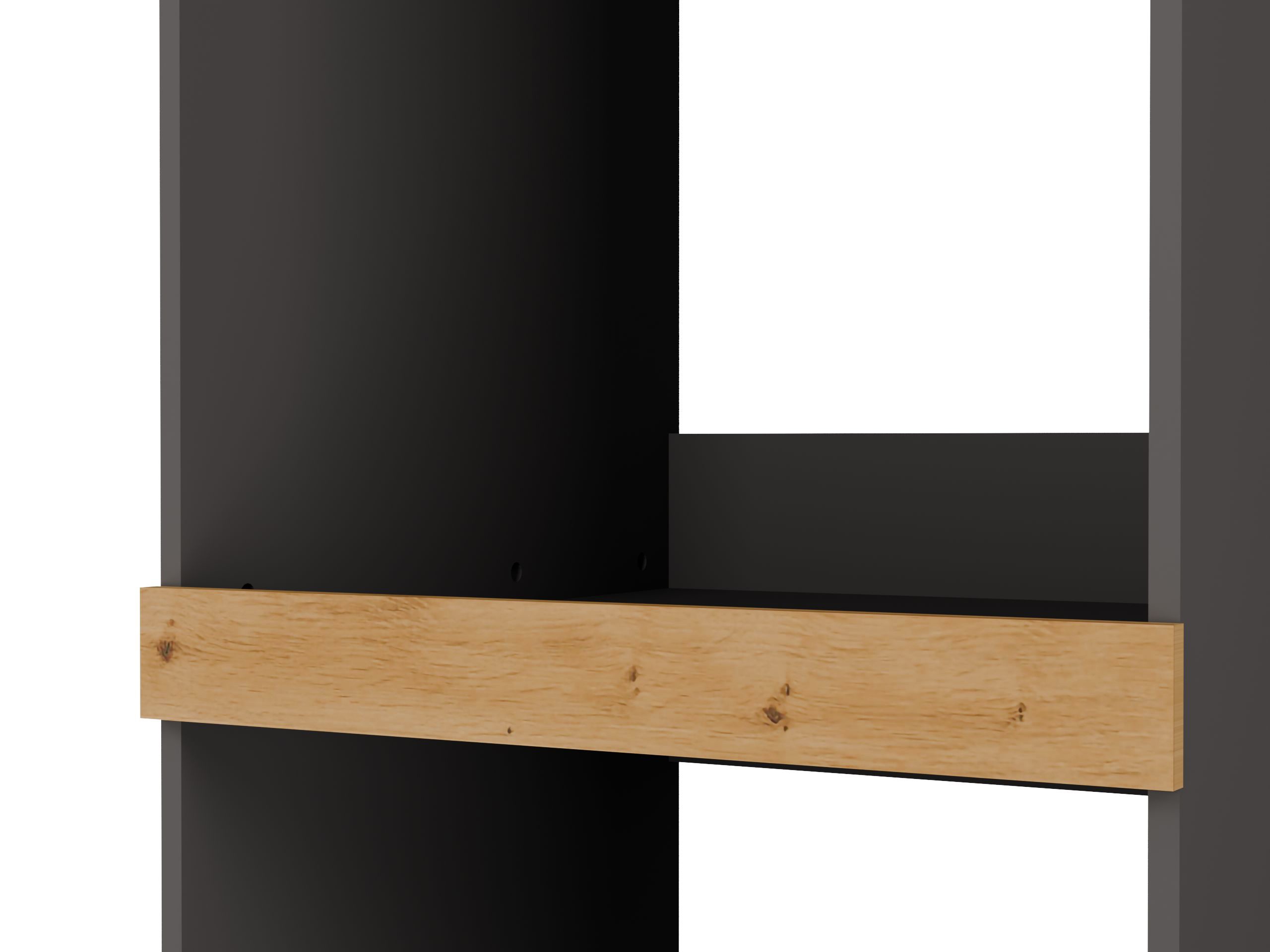 Polica za kupatilo Balelbo 108 (Antracit + Artisan hrast)