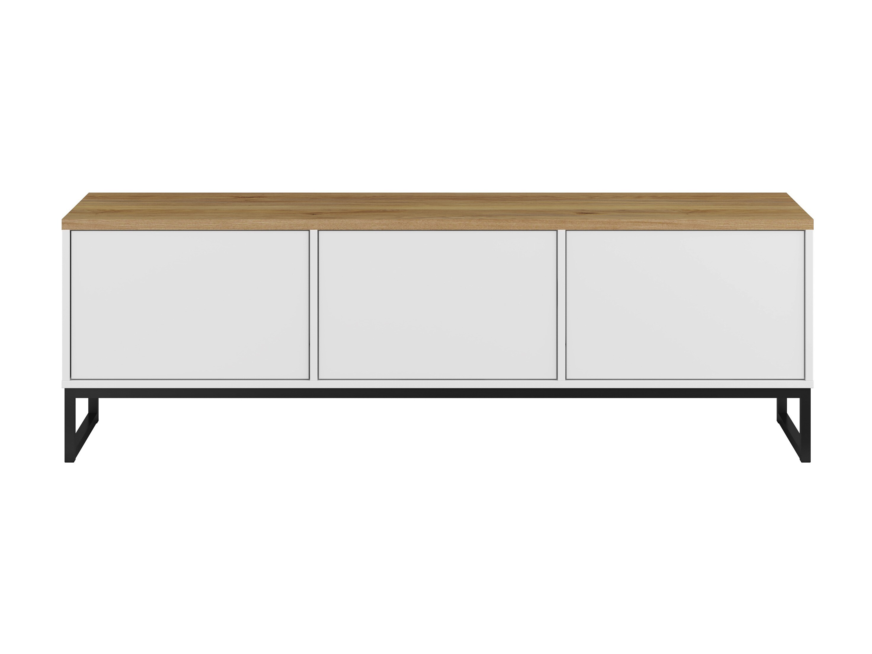 TV komoda Camtolo 100 (Belo + Svetli javor)