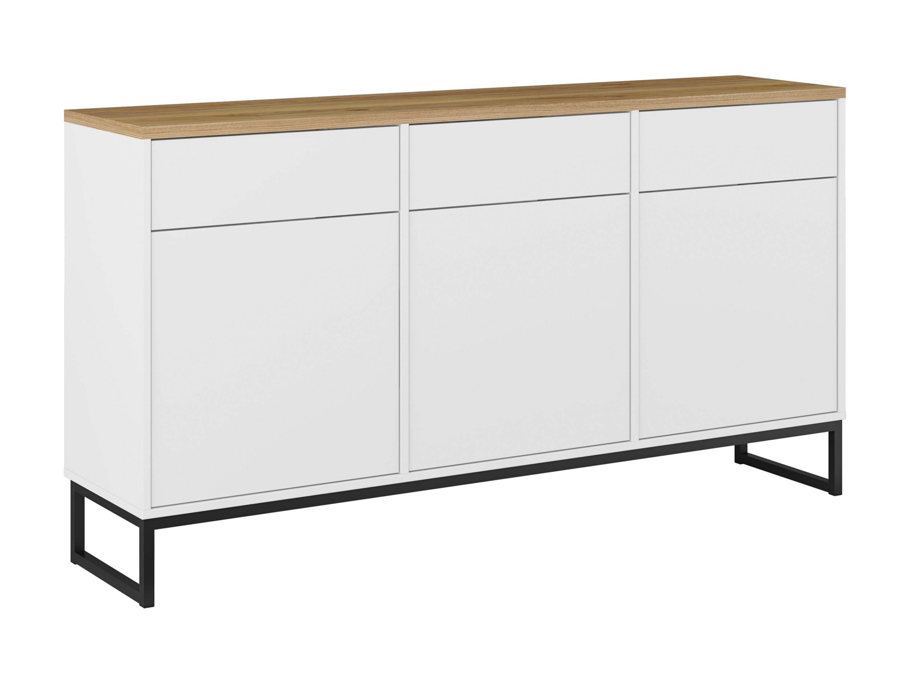 Komoda Camtolo 103 (Belo + Svetli javor)