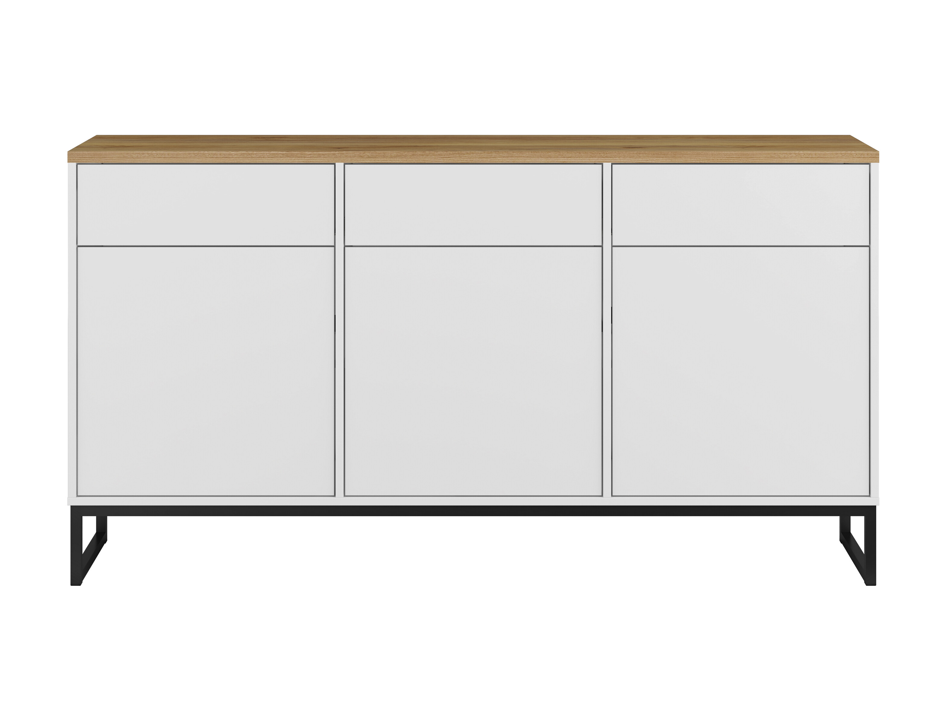 Komoda Camtolo 103 (Belo + Svetli javor)