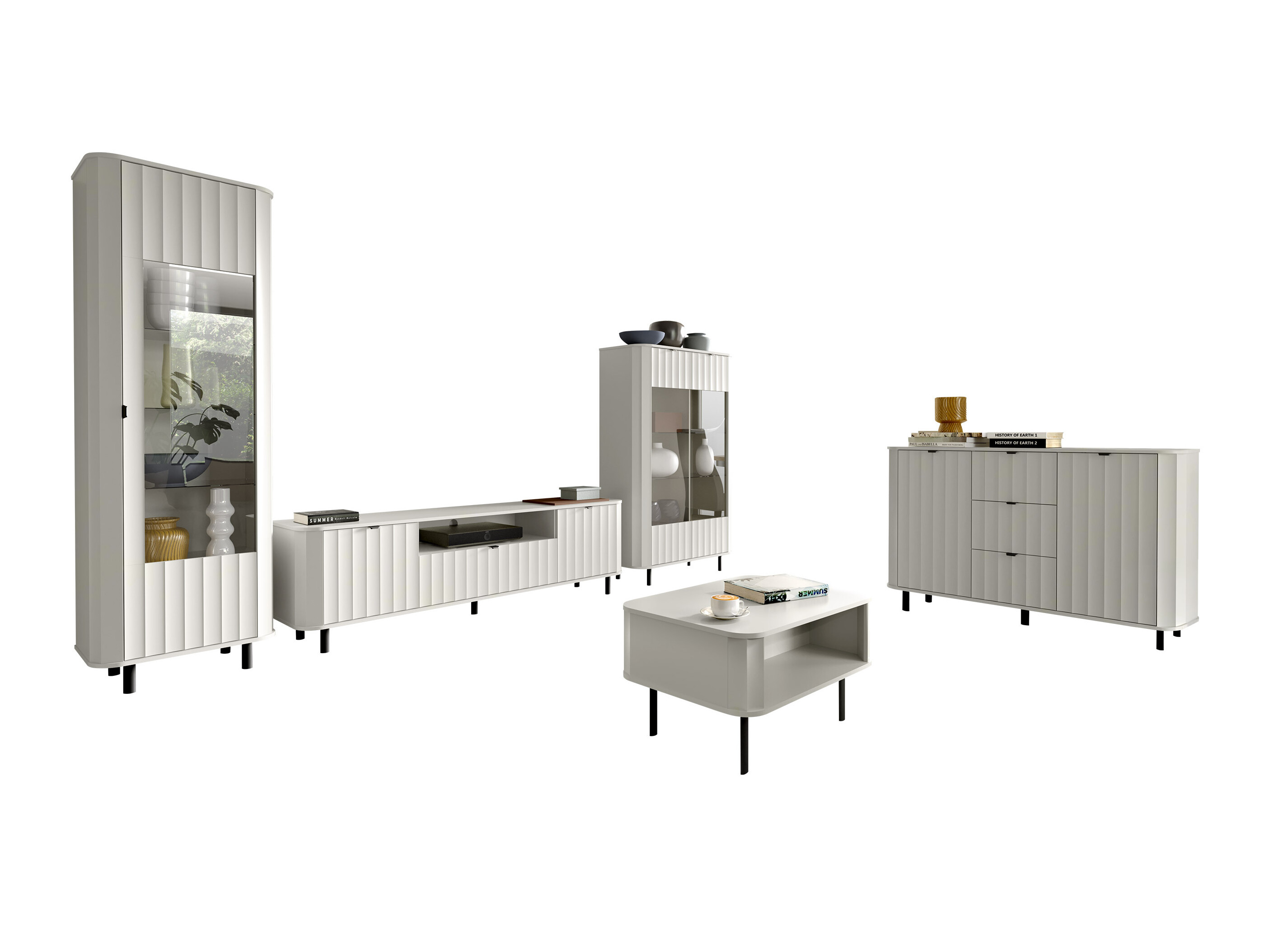 Set za dnevnu sobu Larala 110 (Belo)