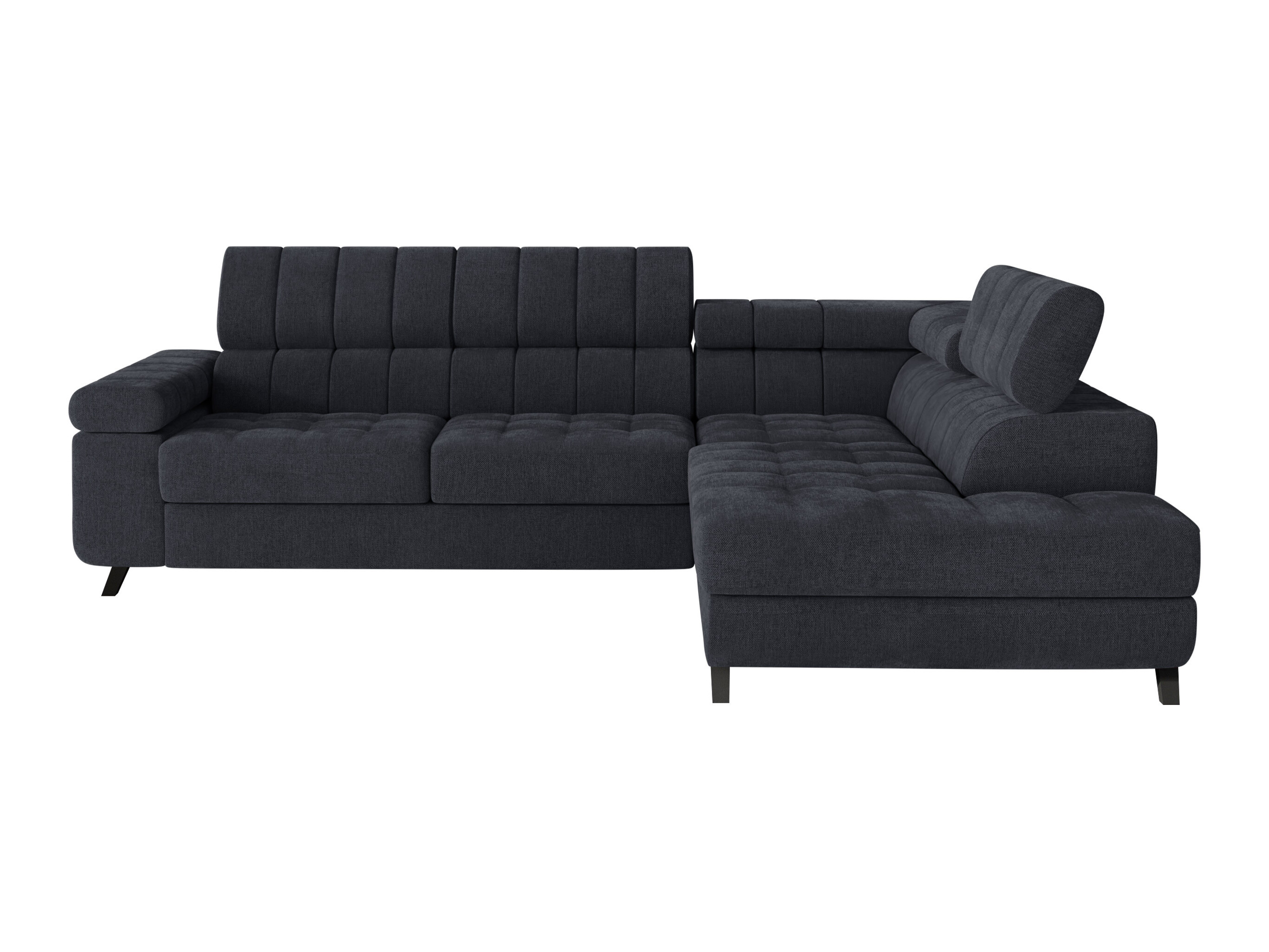 Ugaona garnitura Comfivo Agnus (Spirit Black)