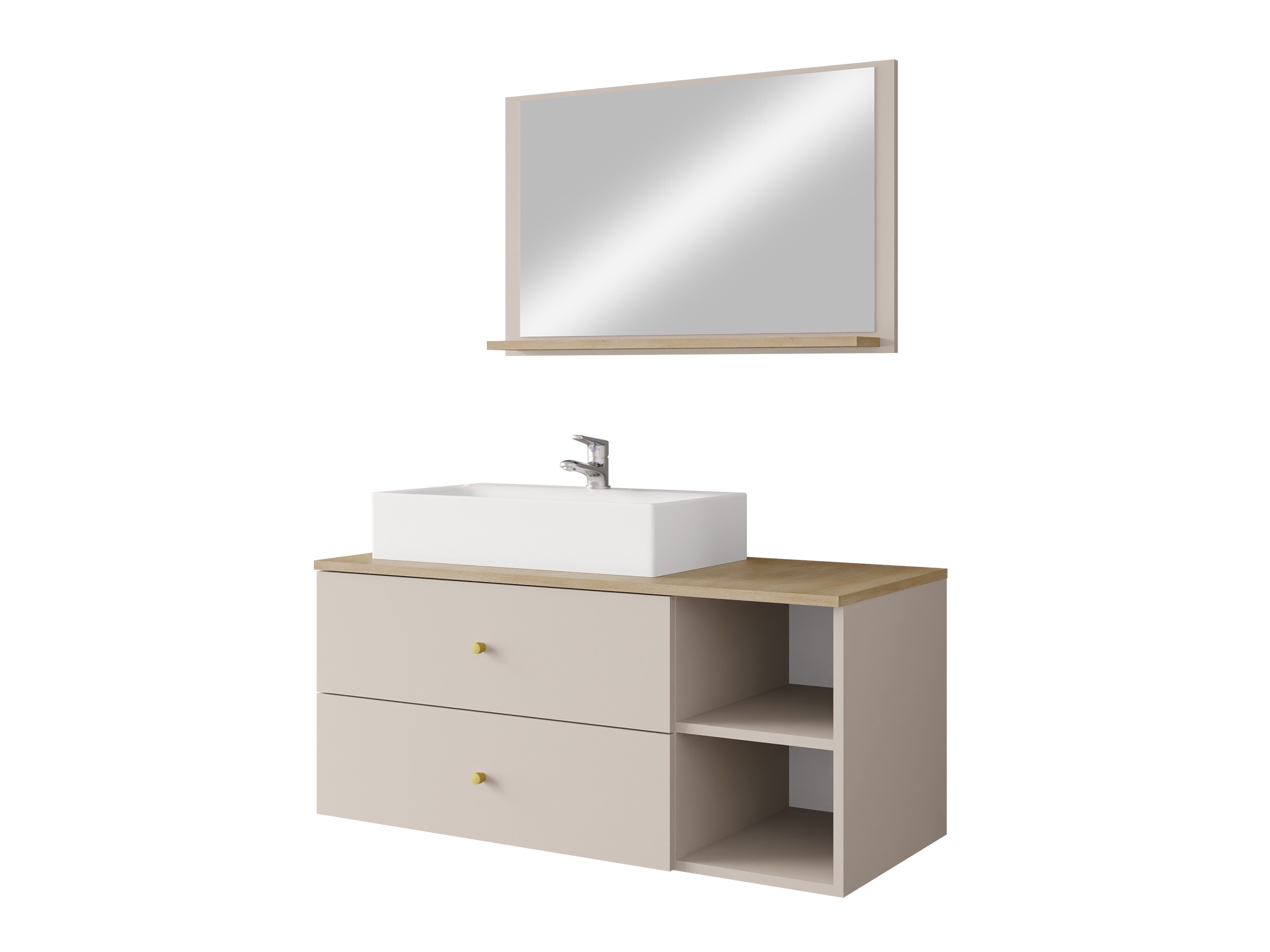Set za kupatilo Salus I (Kašmir + Cremona hrast)