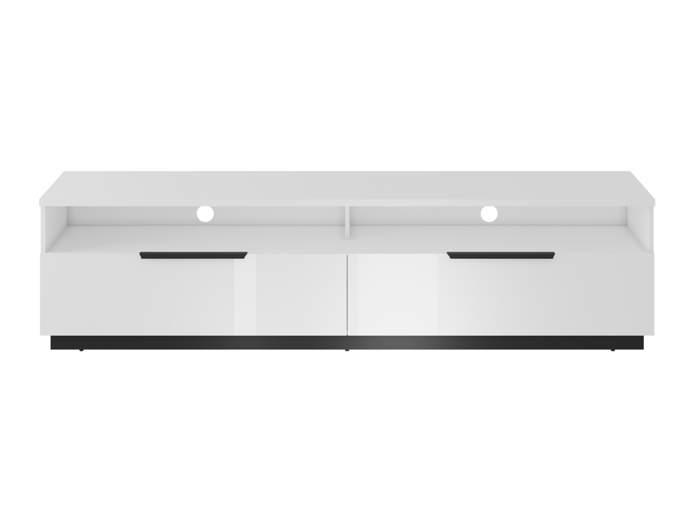 TV komoda Talevaro 102 (Belo + Sjajno belo)