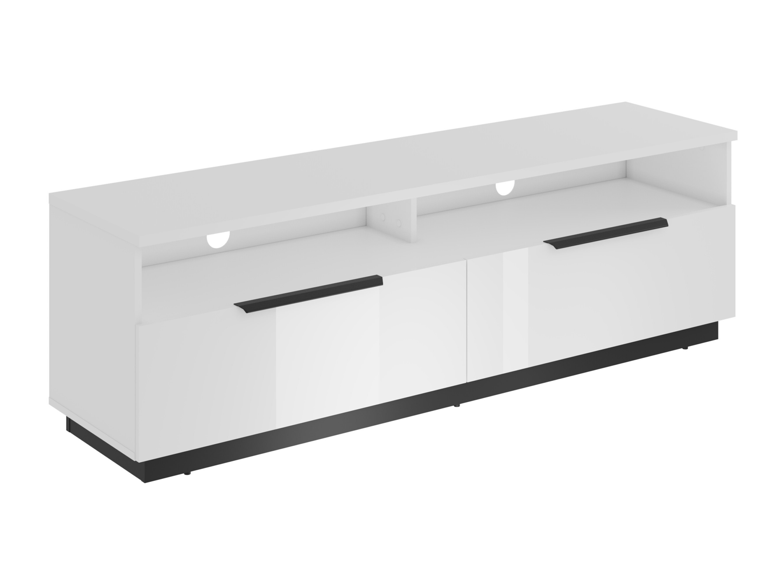 TV komoda Talevaro 103 (Belo + Sjajno belo)