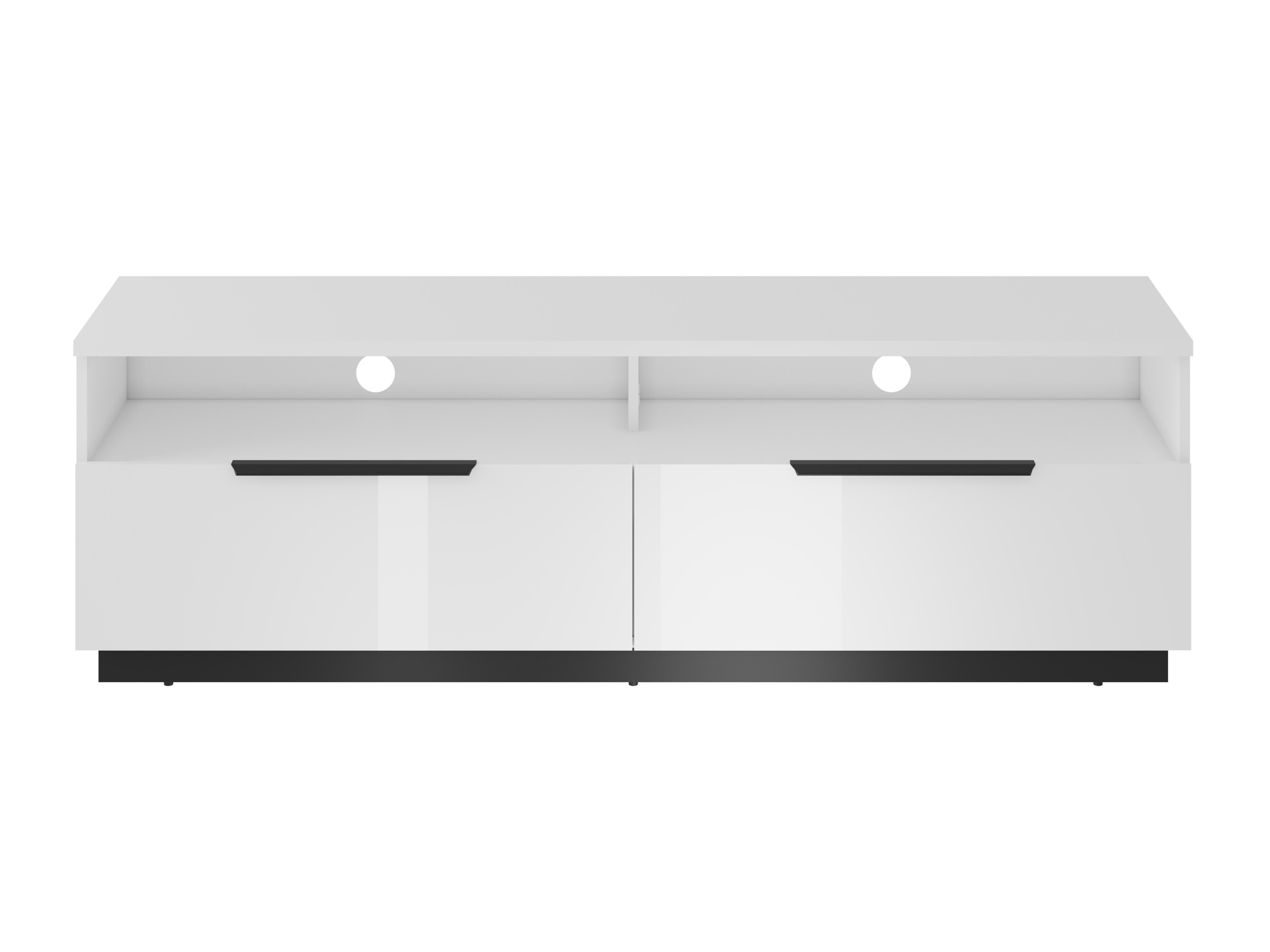 TV komoda Talevaro 103 (Belo + Sjajno belo)