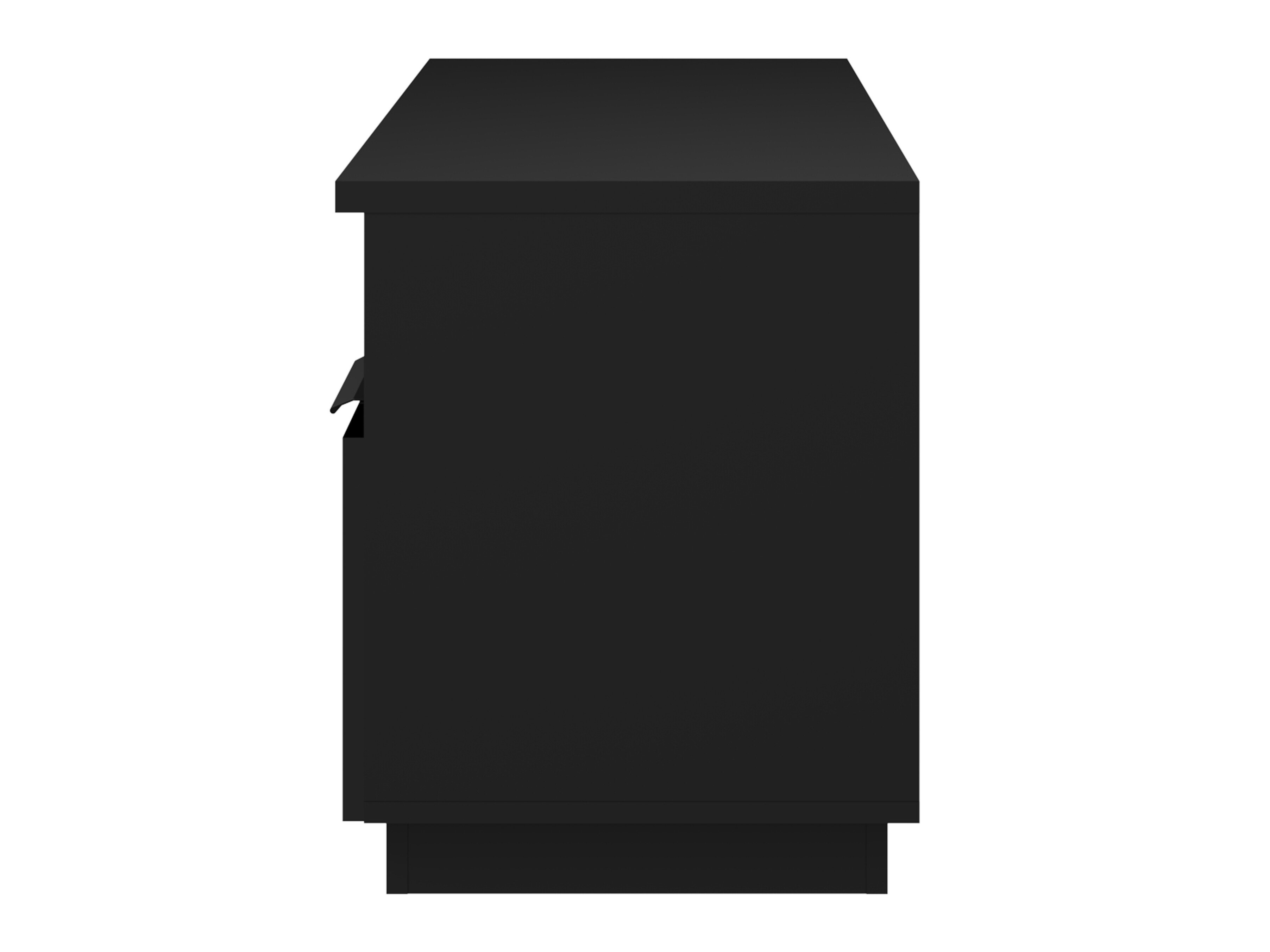 TV komoda Talevaro 103 (Crno + Sjajno crna)