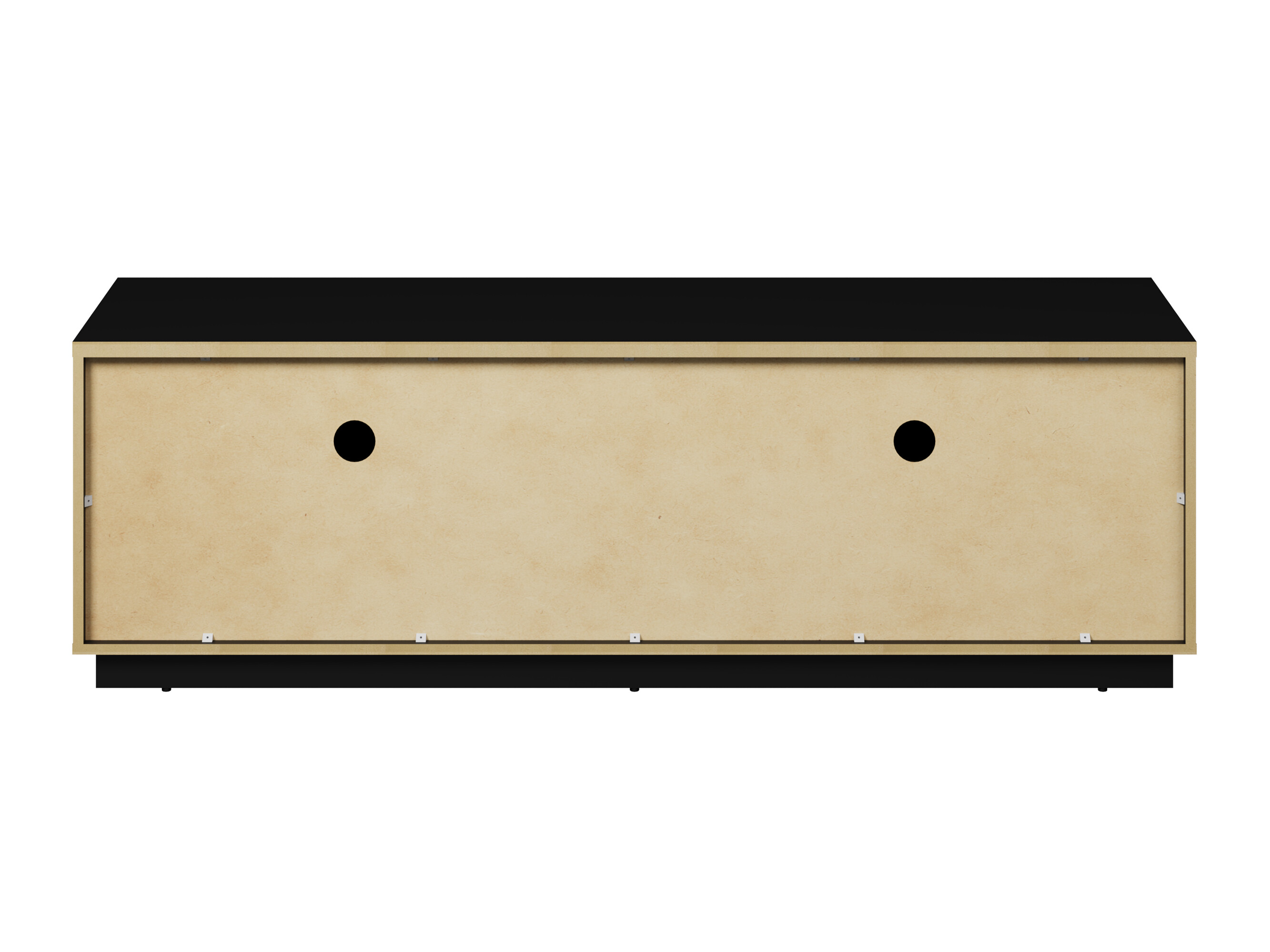 TV komoda Talevaro 103 (Crno + Sjajno crna)