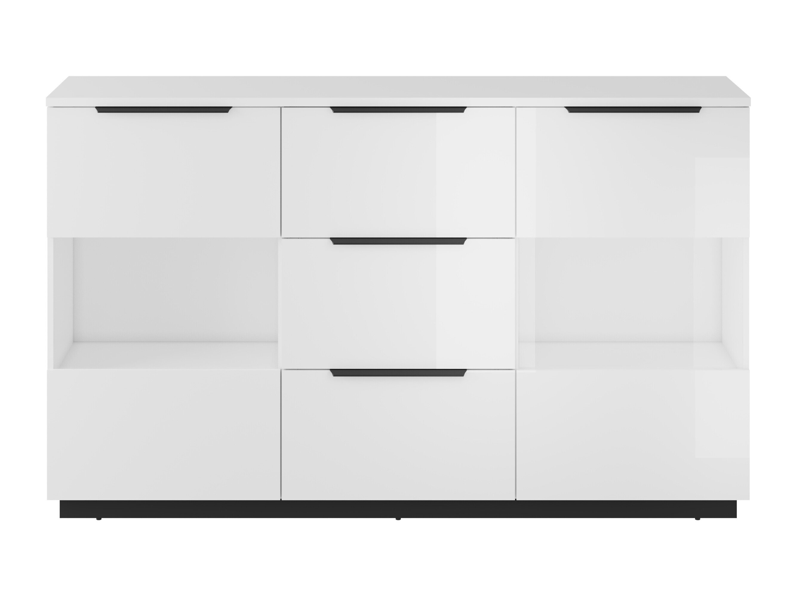 Komoda Talevaro 105 (Belo + Sjajno belo)